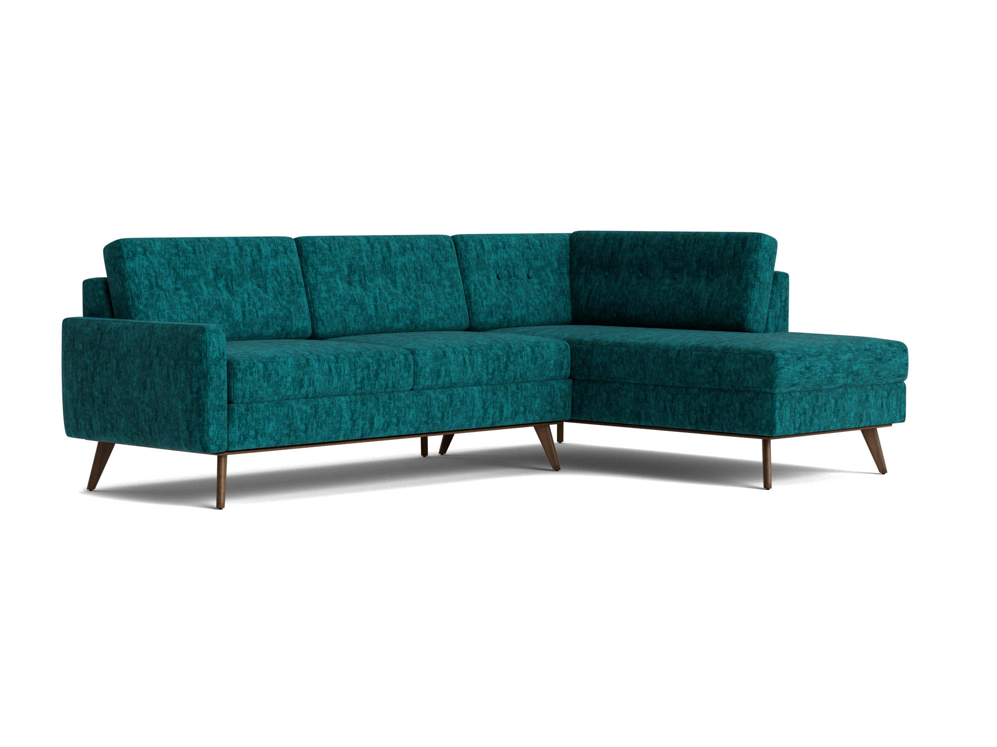 hopson apartment sectional with bumper crave greenery