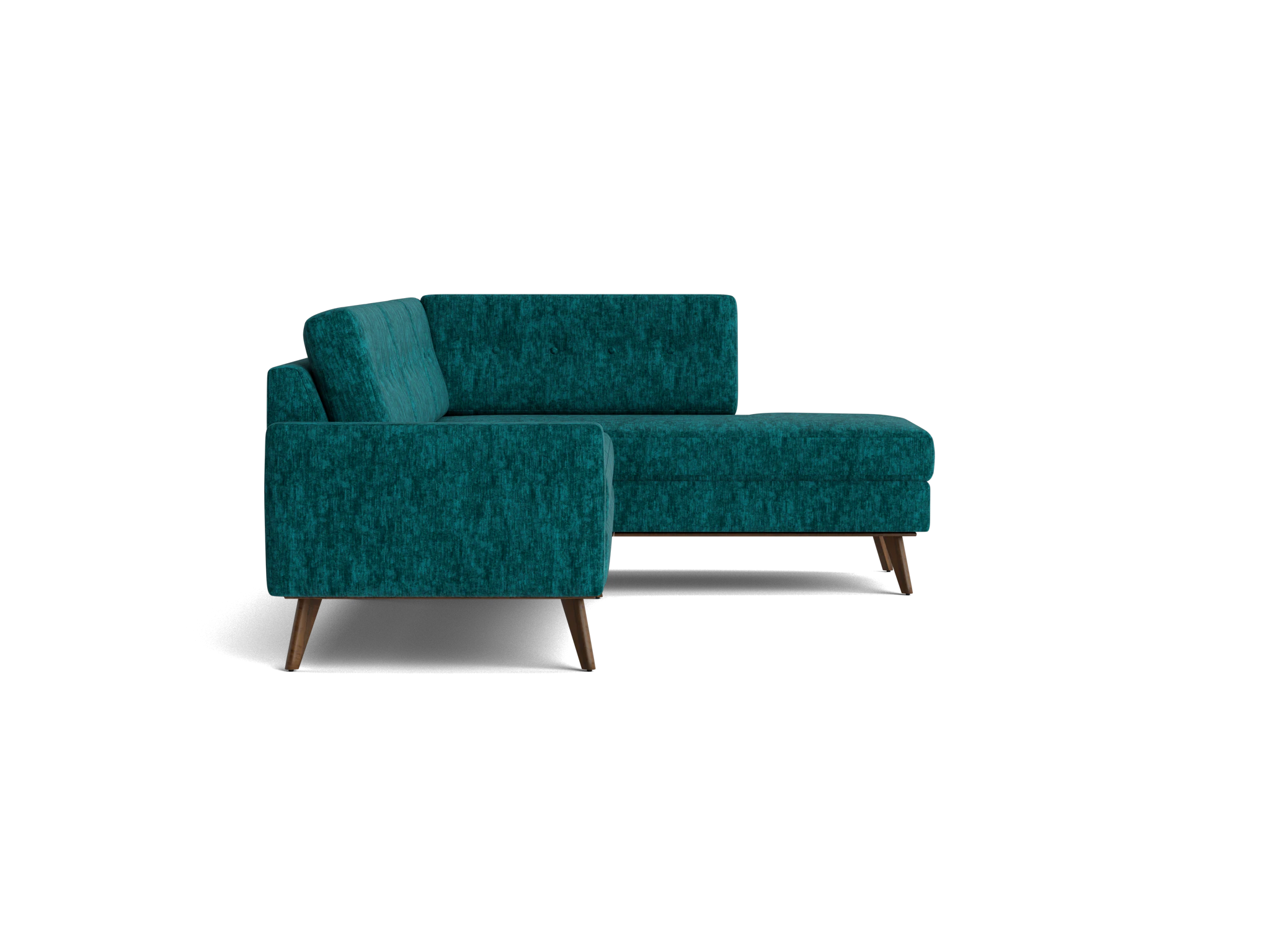 hopson apartment sectional with bumper crave greenery