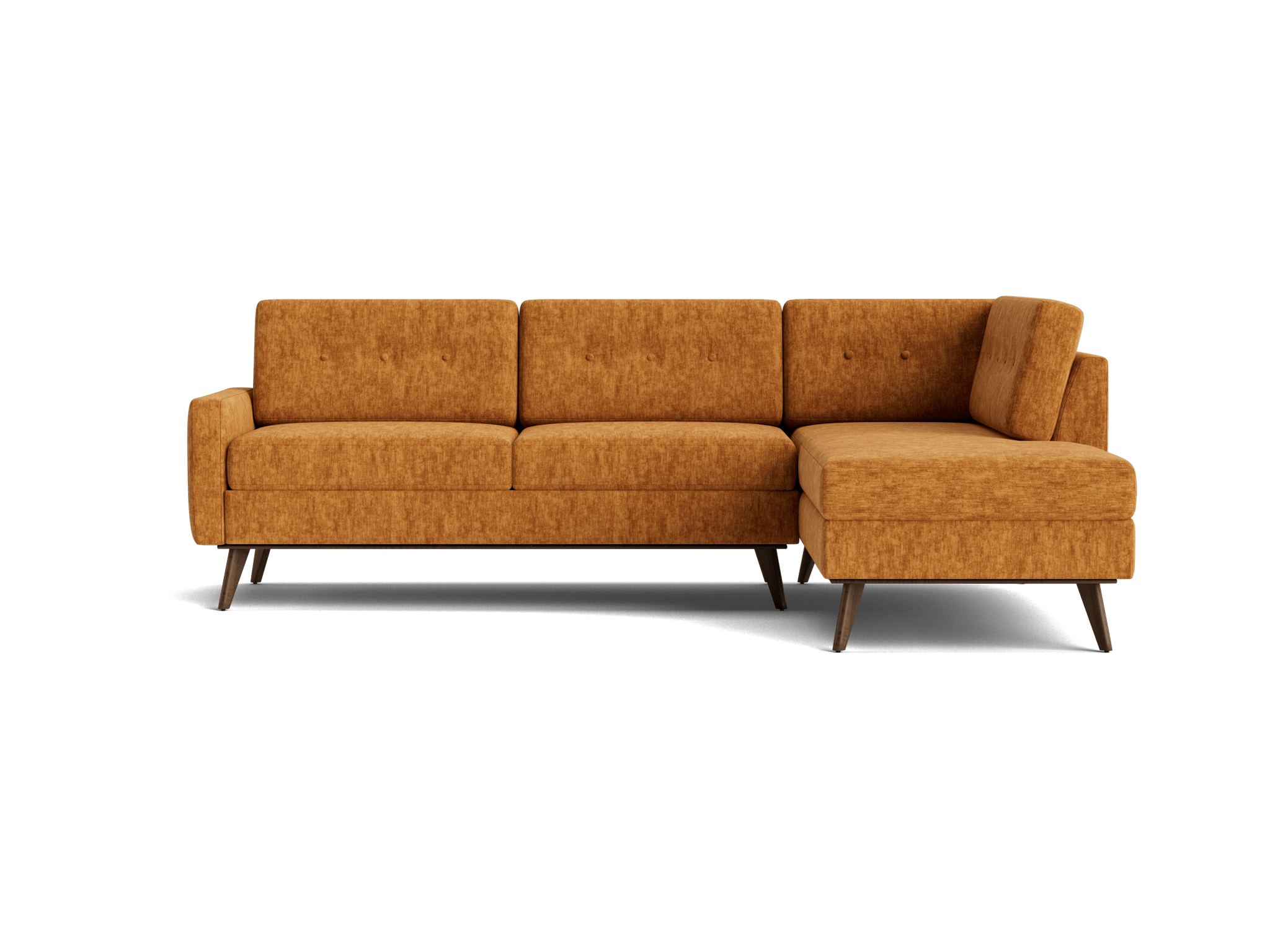 hopson apartment sectional with bumper crave ginger tea