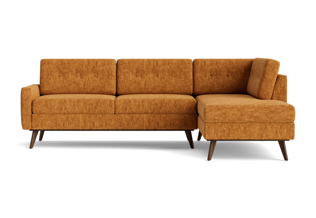 hopson apartment sectional with bumper crave ginger tea
