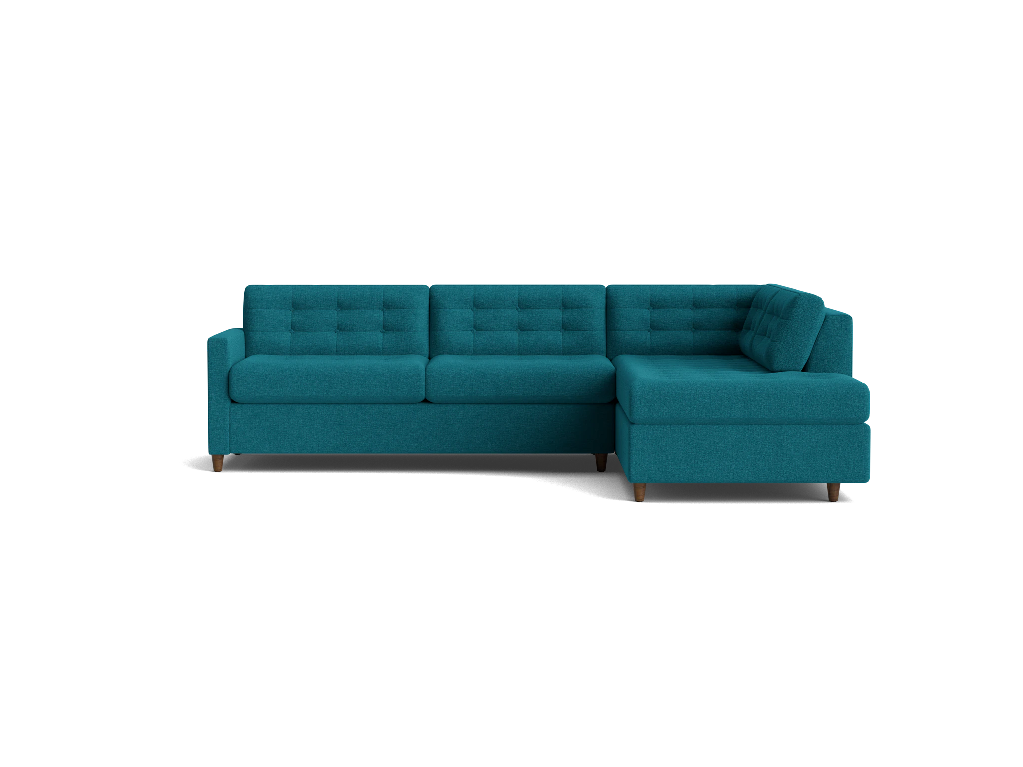 eliot bumper sleeper sectional key largo zenith teal