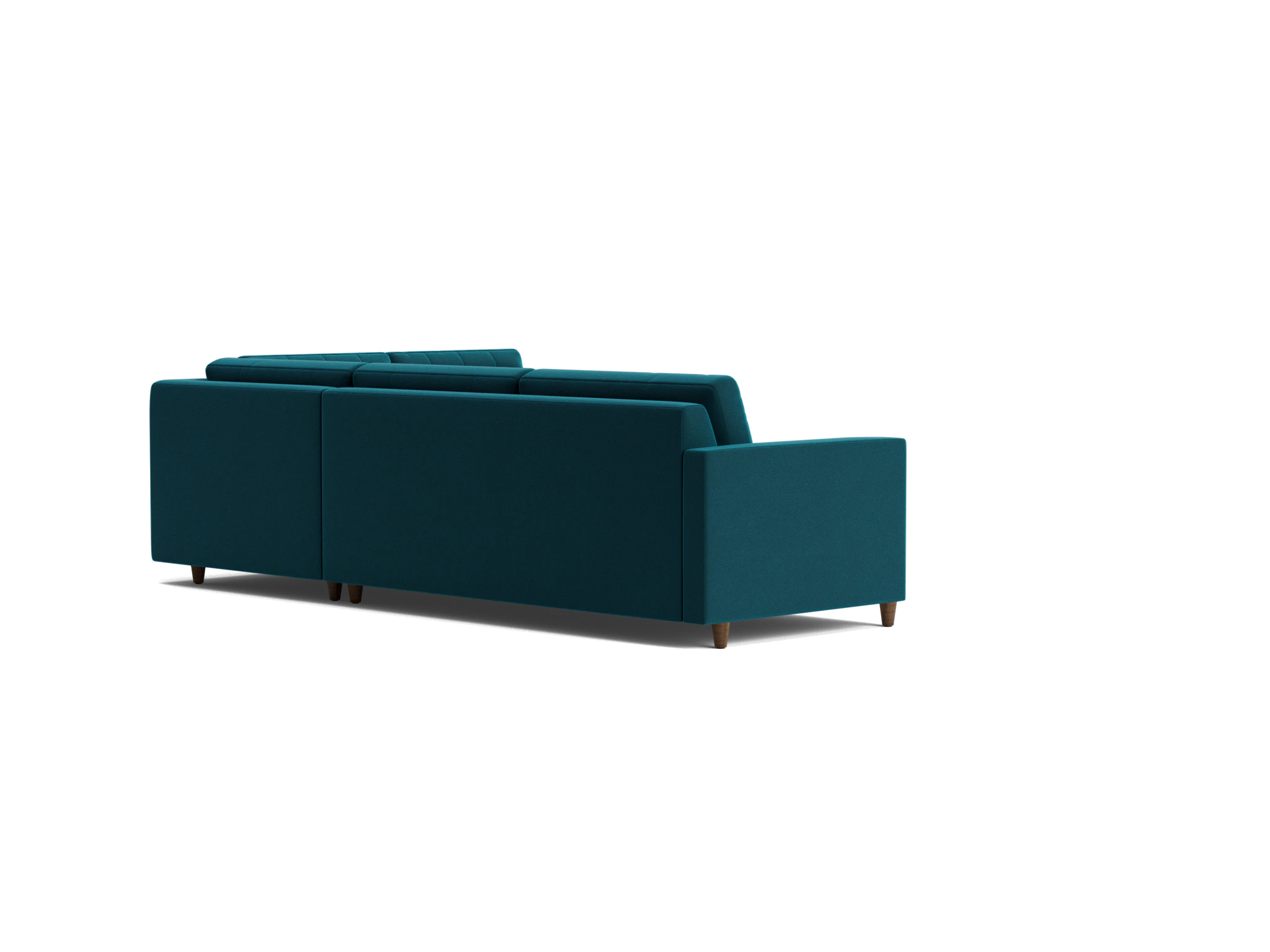 eliot bumper sleeper sectional royale peacock