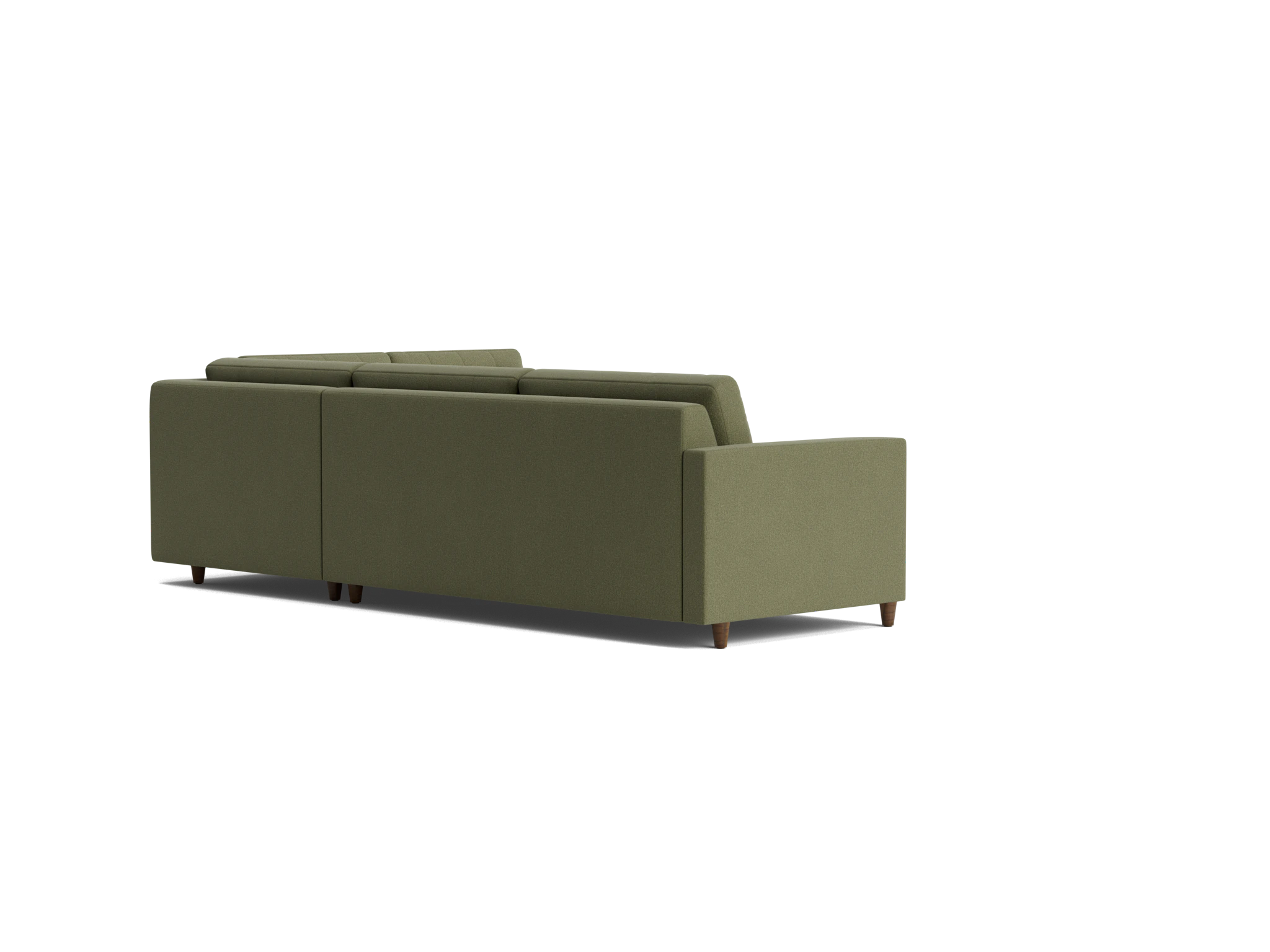 eliot bumper sleeper sectional faithful olive