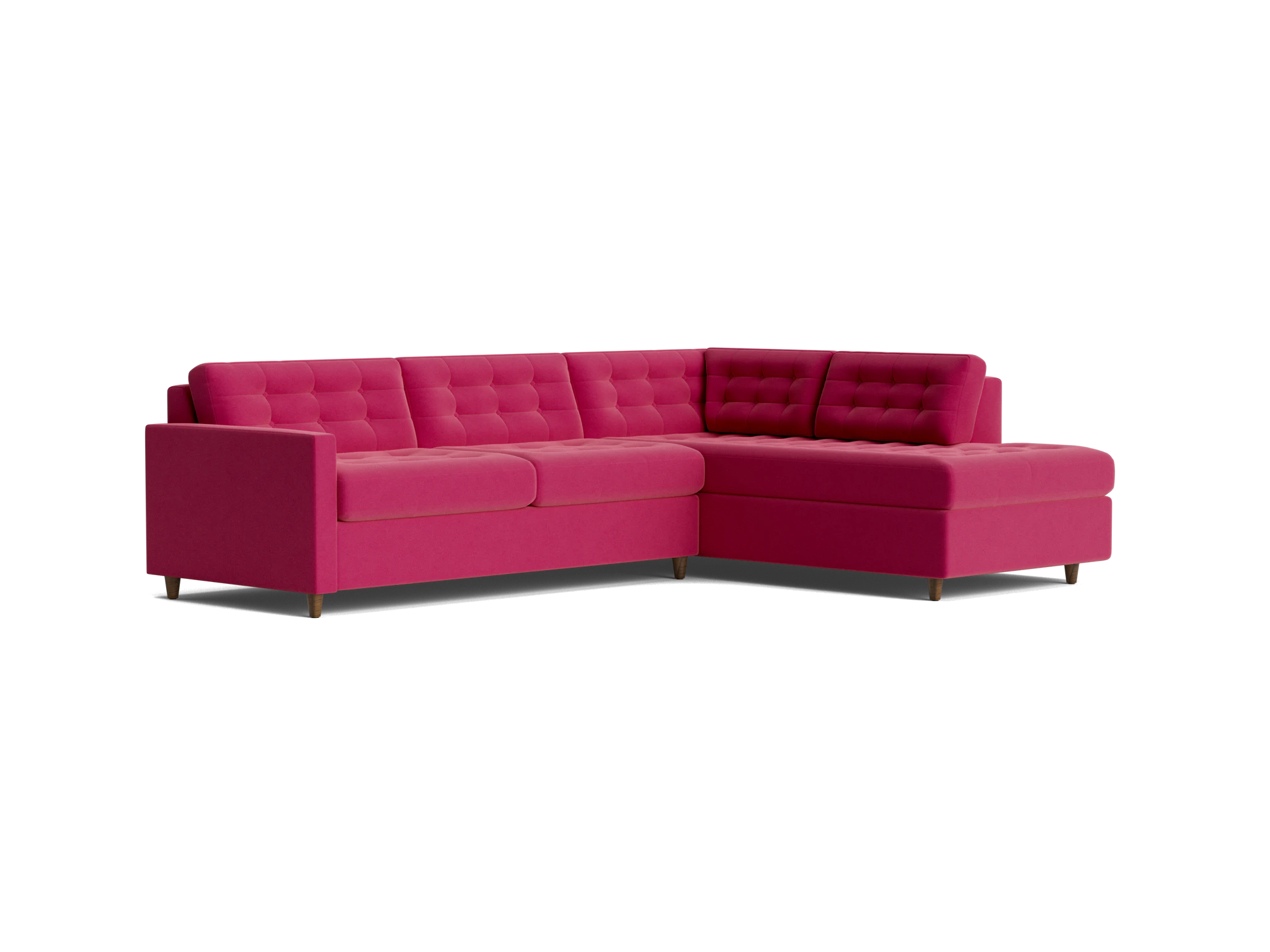 eliot bumper sleeper sectional royale berry