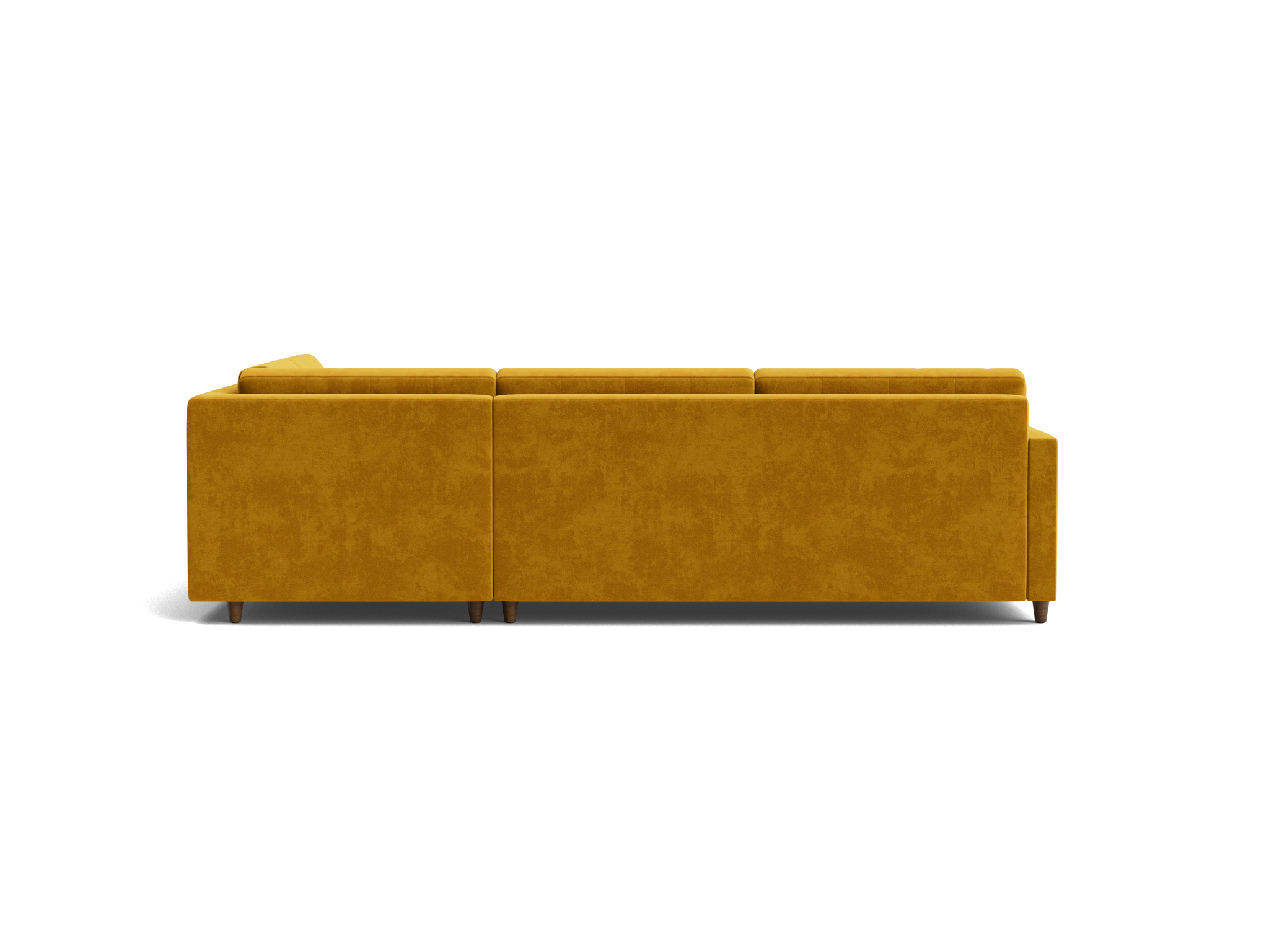 eliot bumper sleeper sectional harper amber gold