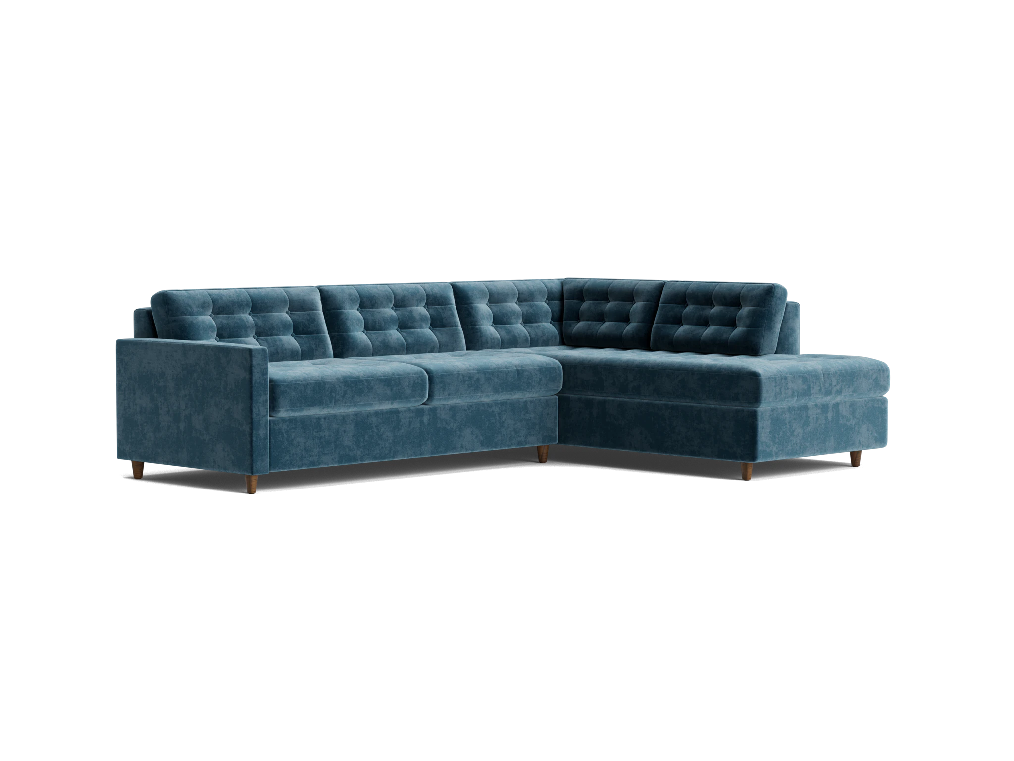 eliot bumper sleeper sectional harper biscay bay