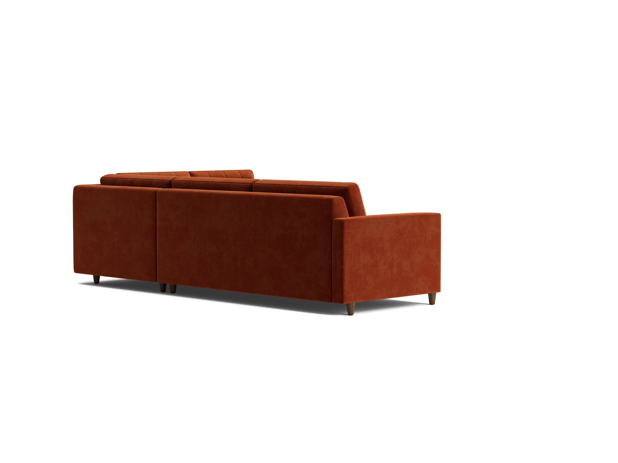 eliot bumper sleeper sectional harper cinnamon