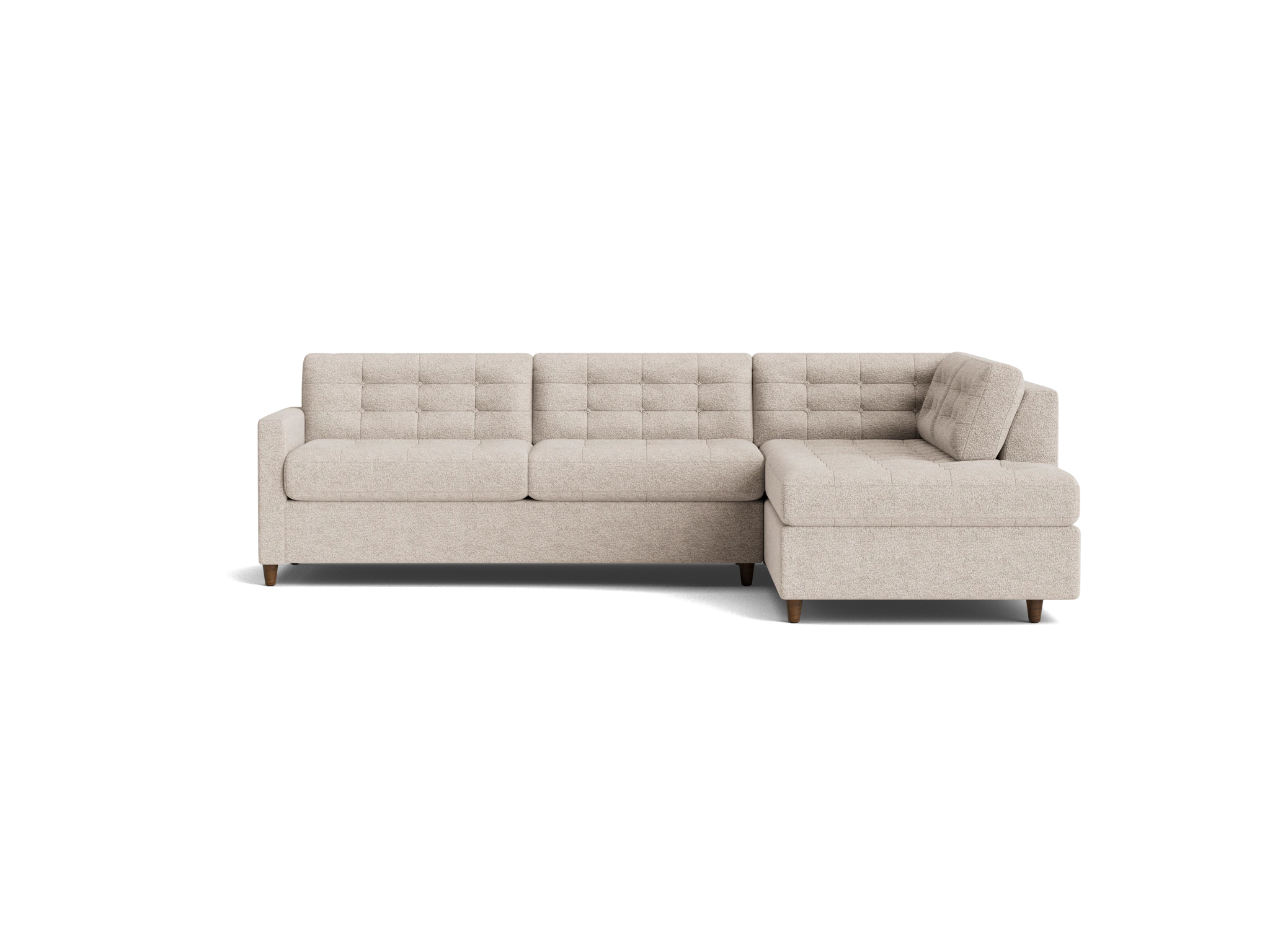 eliot bumper sleeper sectional borough cotton