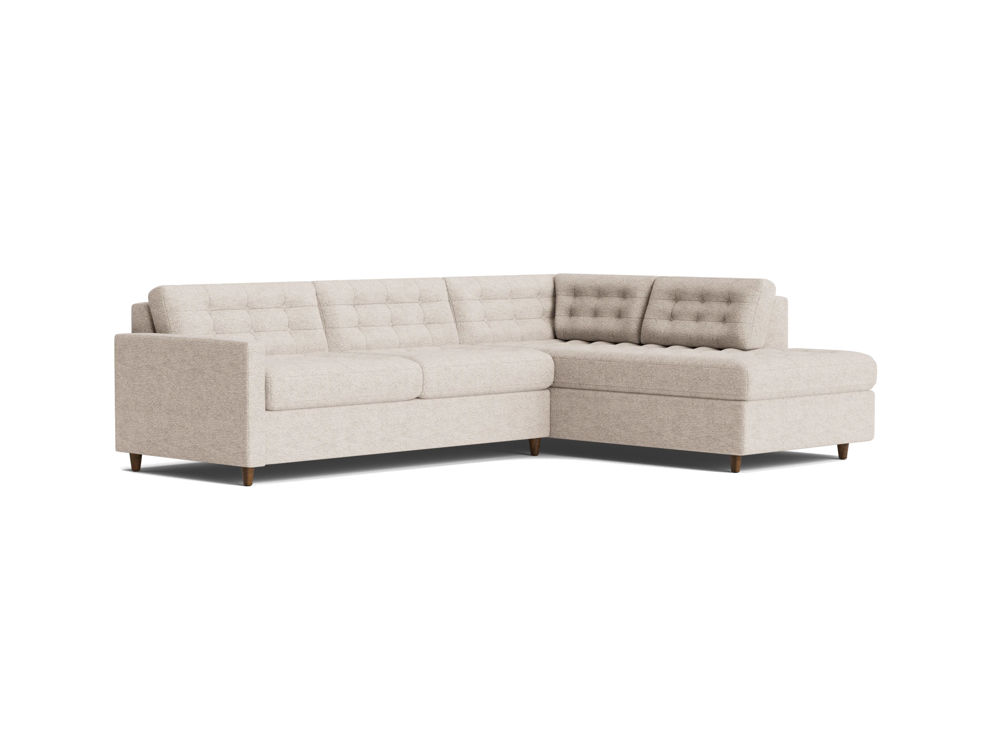 eliot bumper sleeper sectional borough cotton