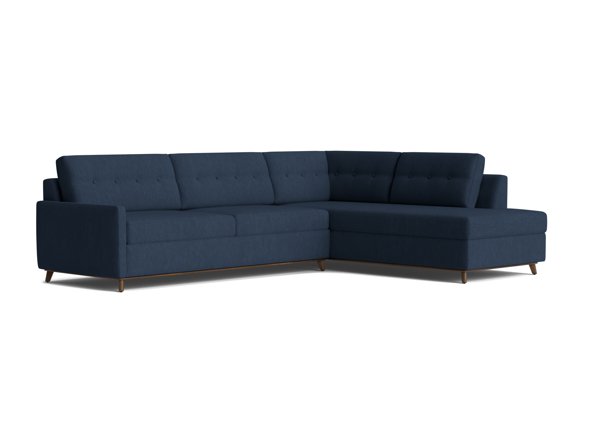 hopson bumper sleeper sectional bentley indigo