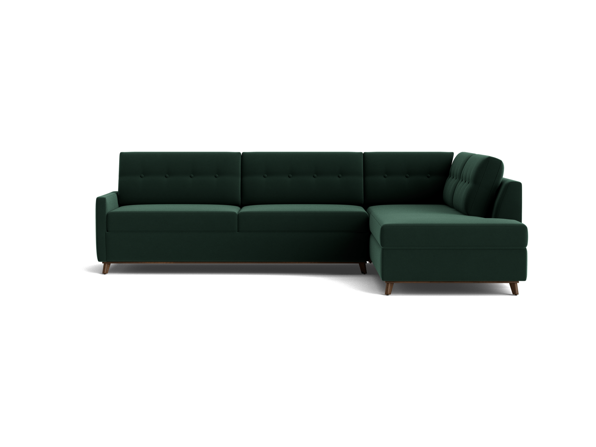 hopson bumper sleeper sectional royale evergreen