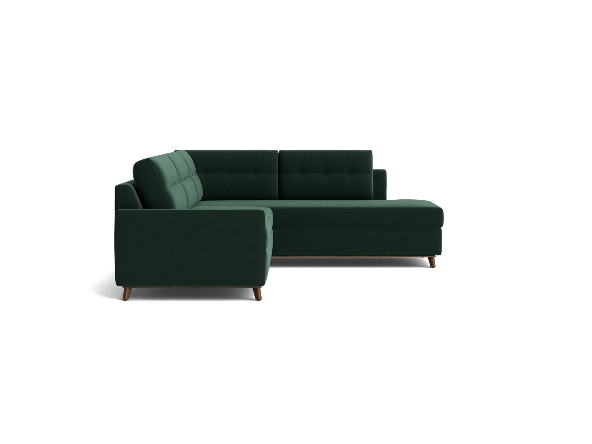 hopson bumper sleeper sectional royale evergreen