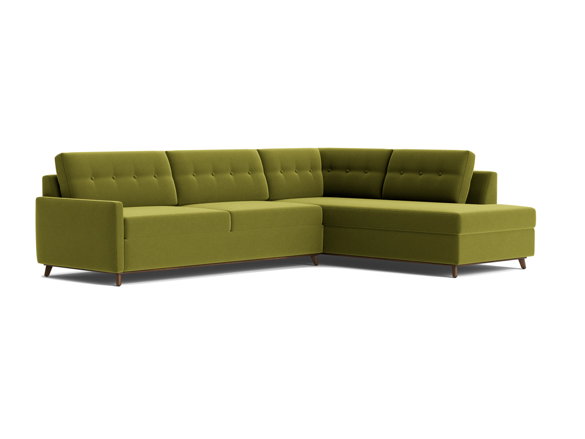 hopson bumper sleeper sectional royale apple