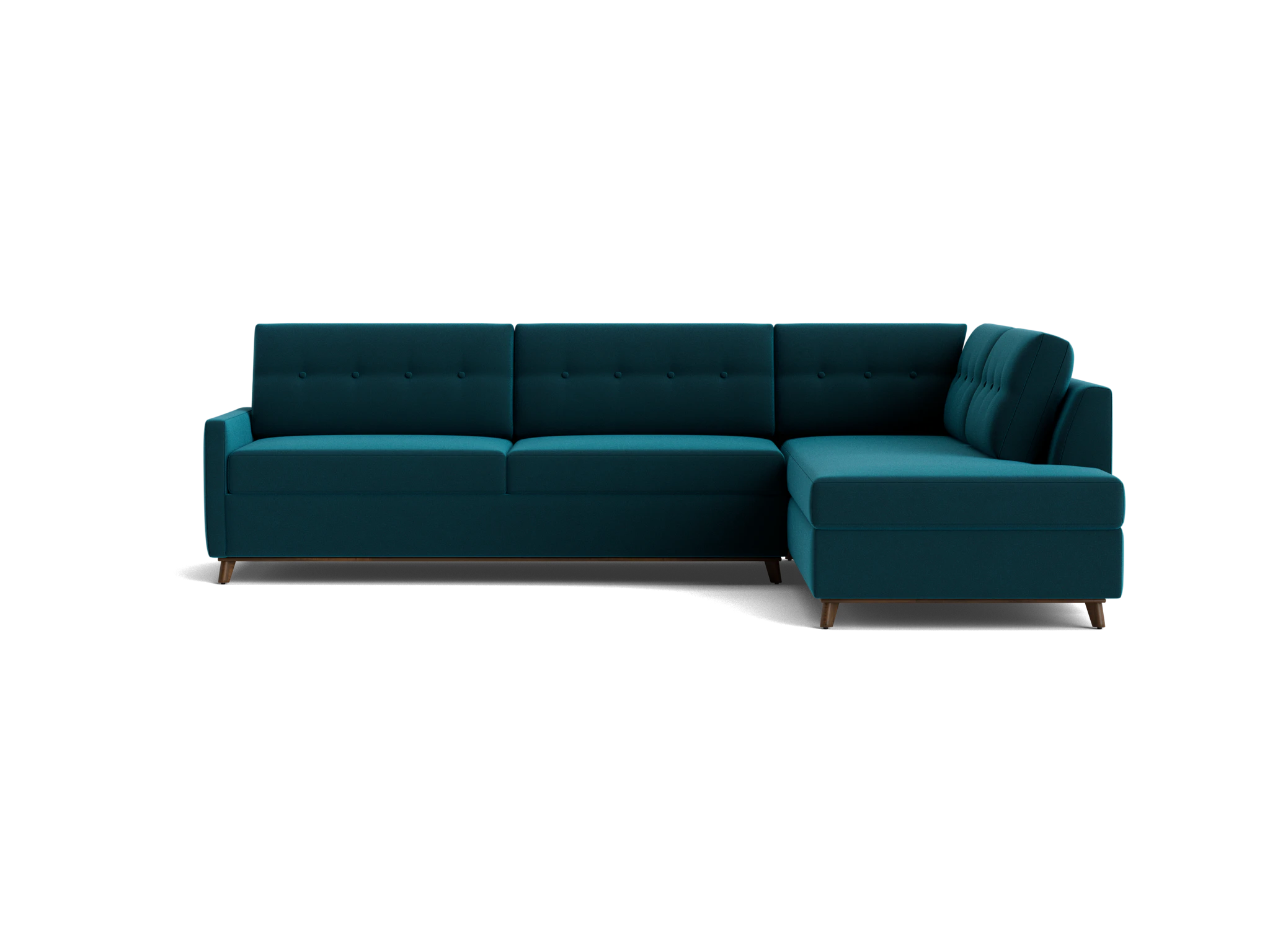 hopson bumper sleeper sectional royale peacock