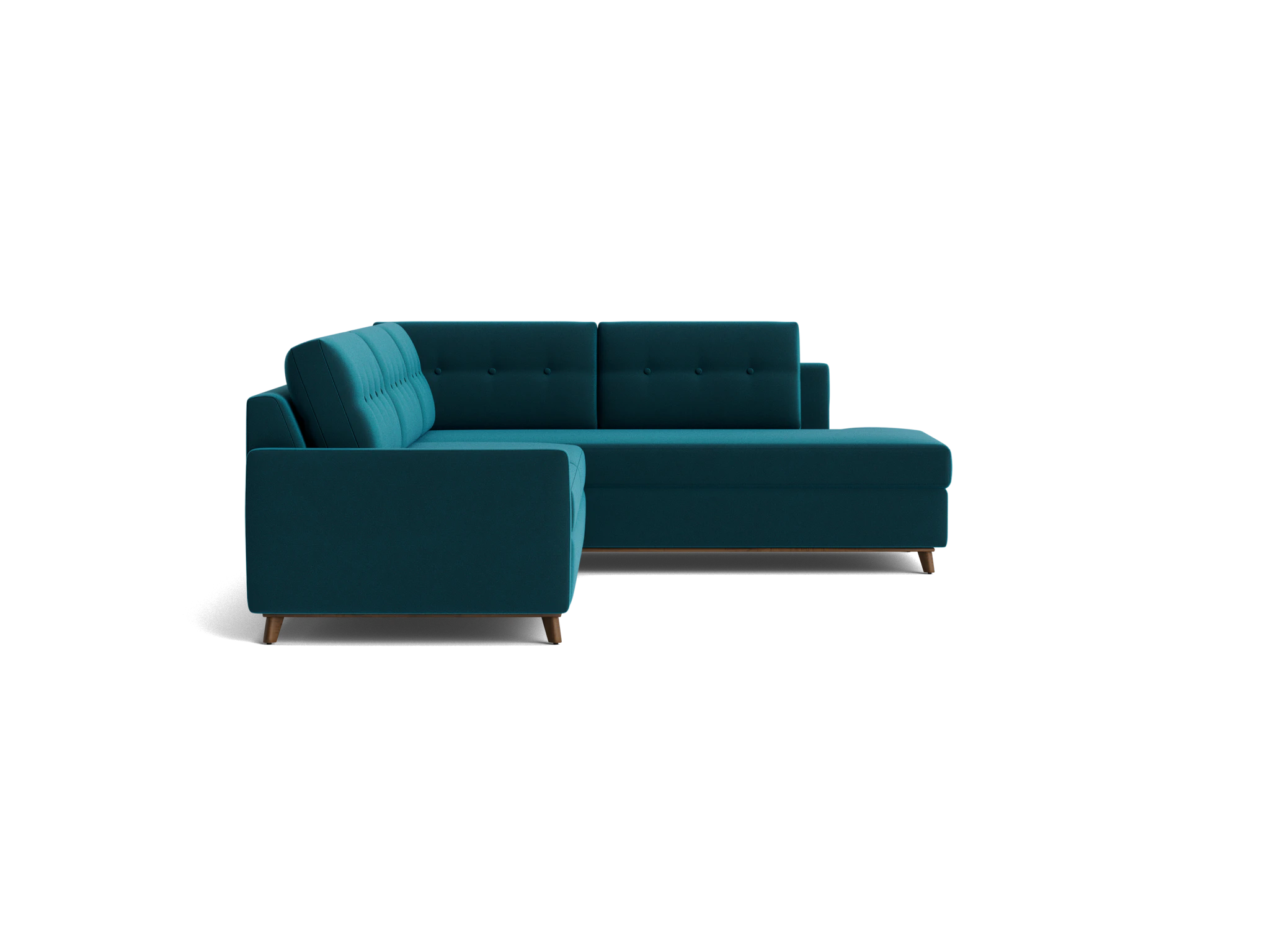 hopson bumper sleeper sectional royale peacock