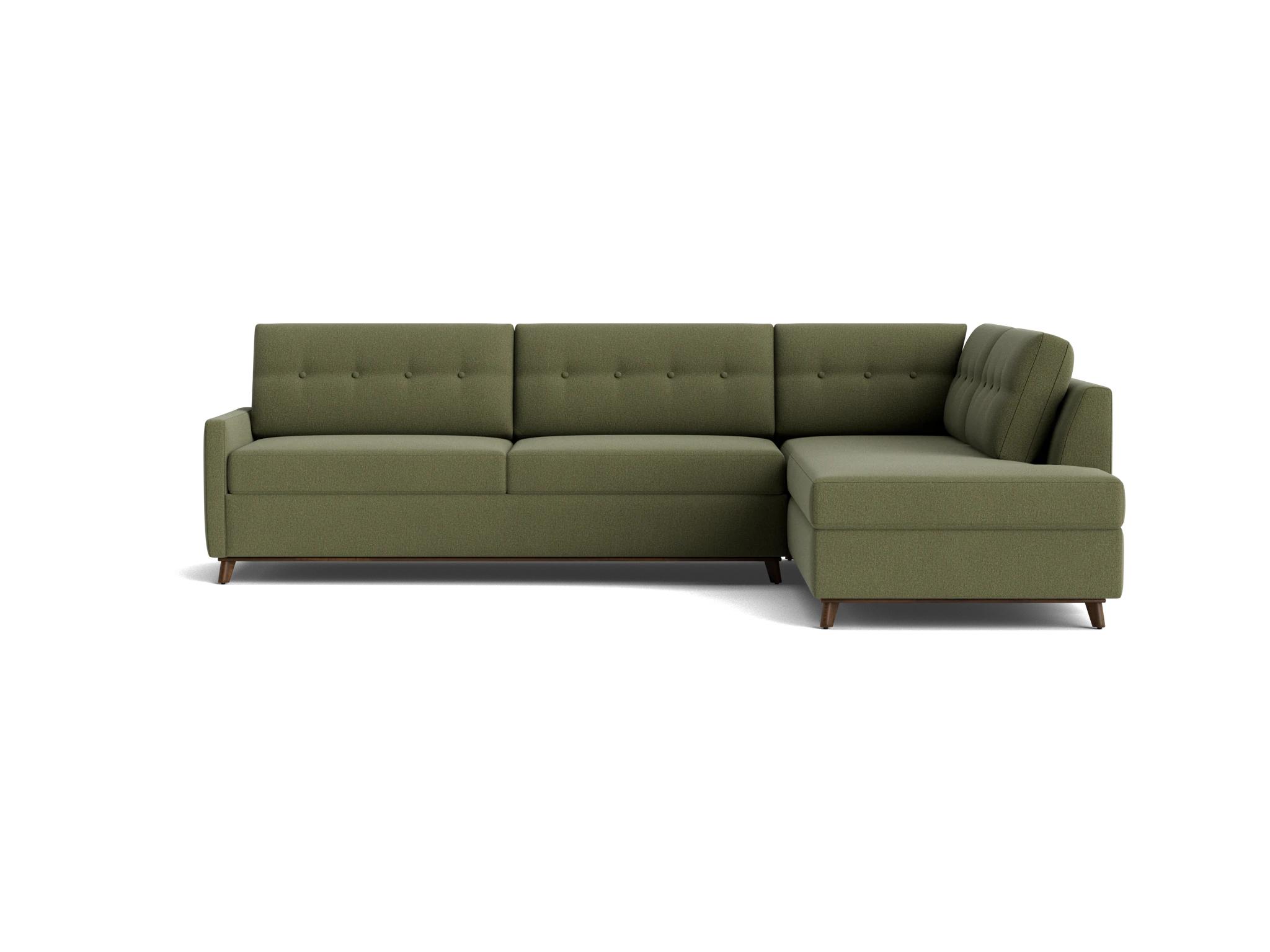 hopson bumper sleeper sectional faithful olive