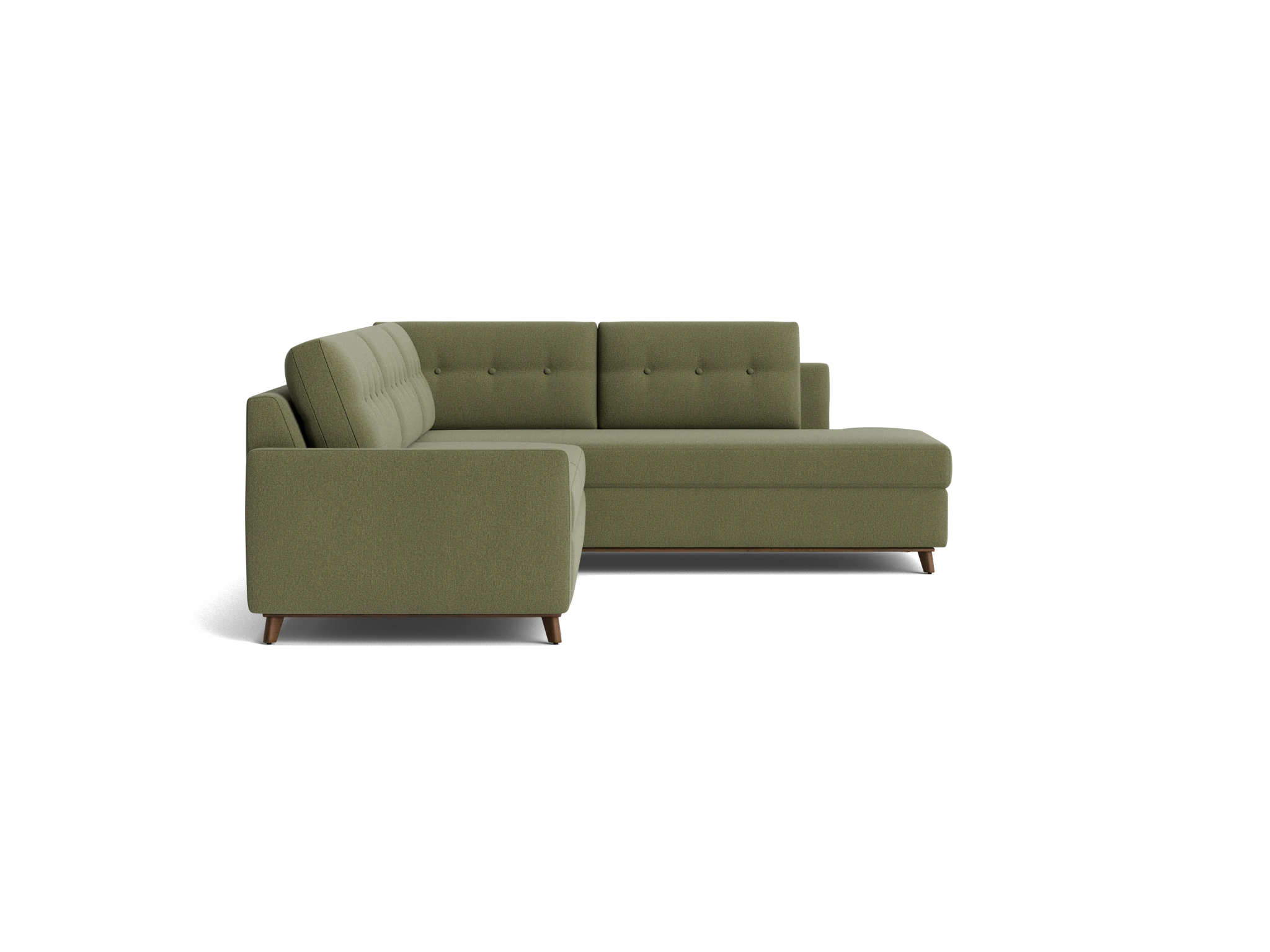 hopson bumper sleeper sectional faithful olive