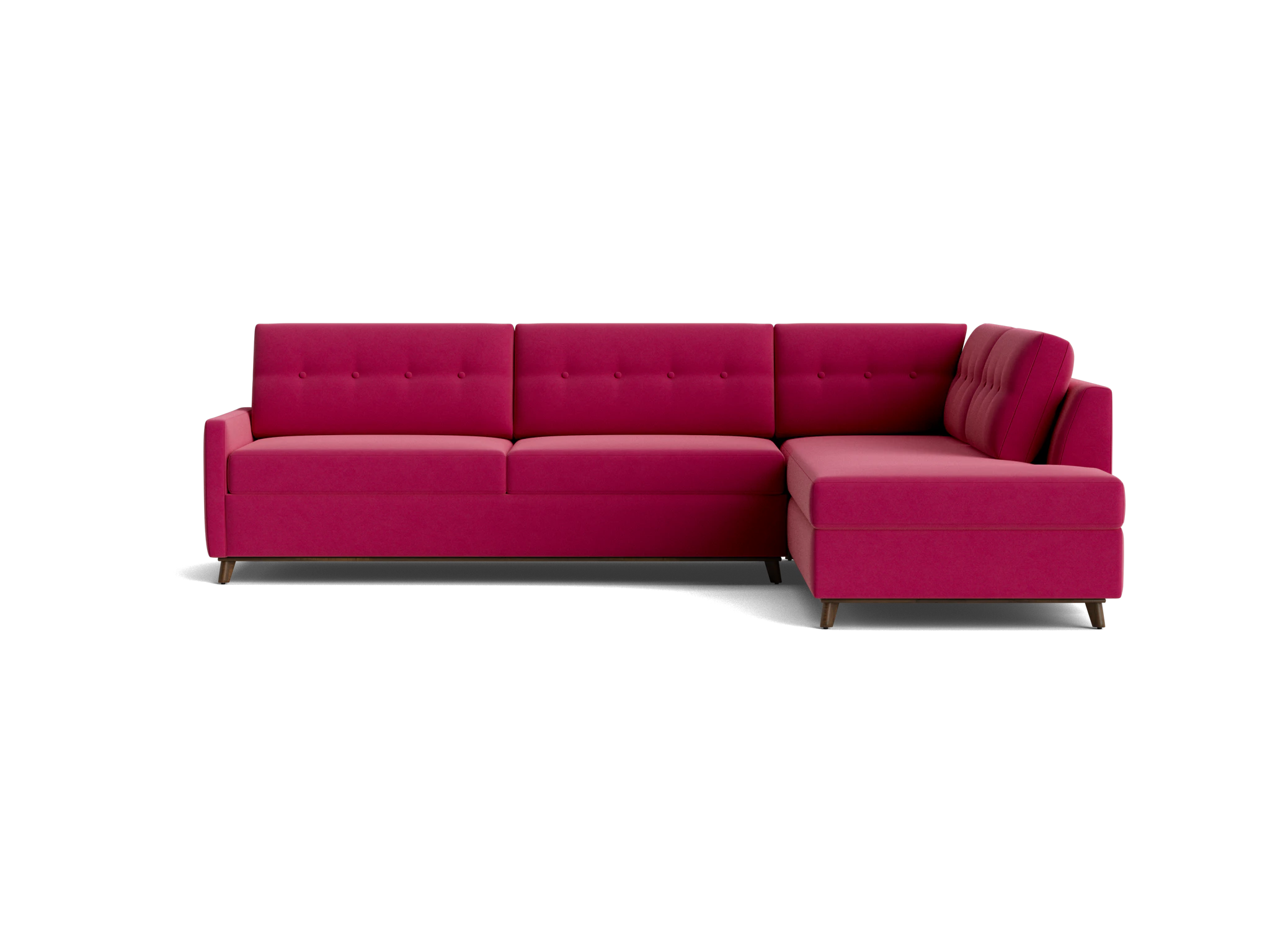 hopson bumper sleeper sectional royale berry