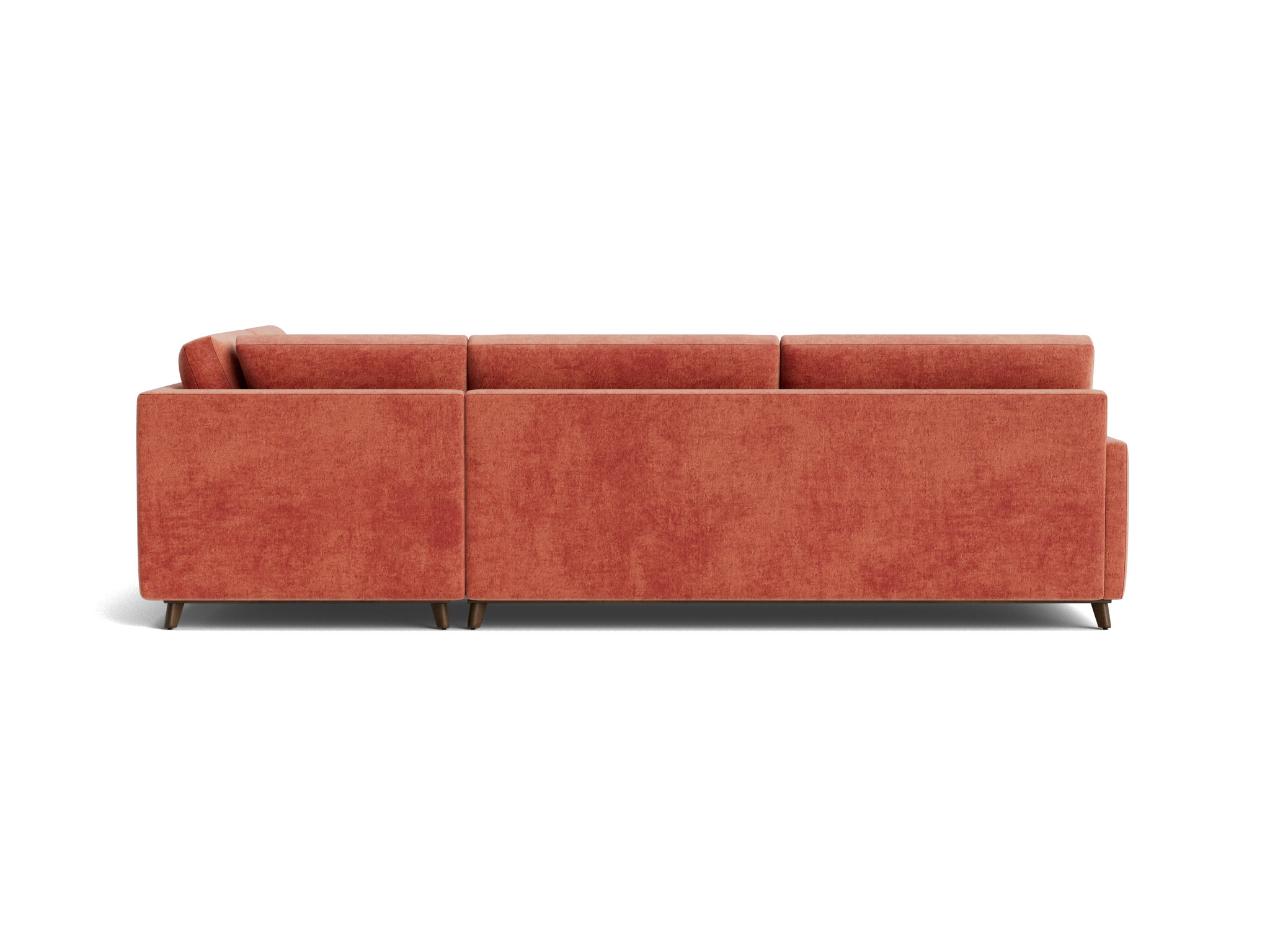 hopson bumper sleeper sectional plush terra rose
