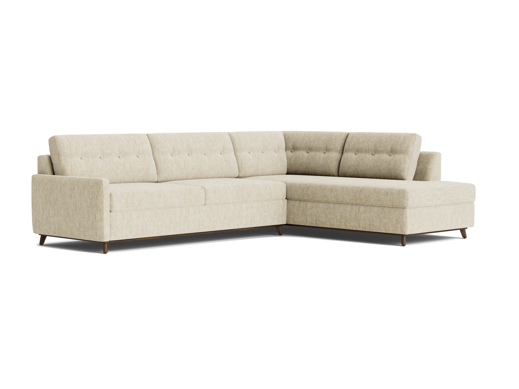 hopson bumper sleeper sectional crave irish cream