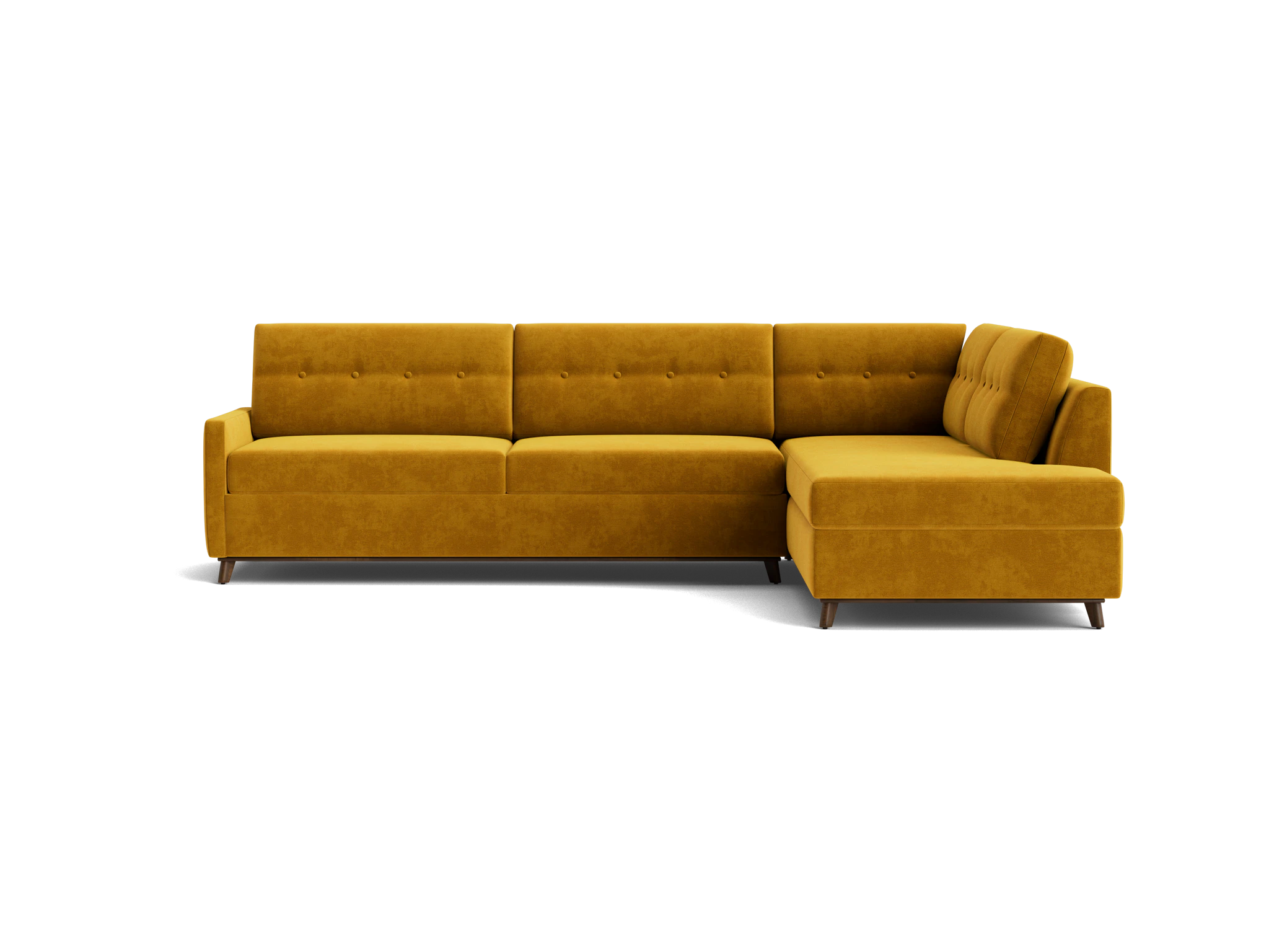 hopson bumper sleeper sectional harper amber gold