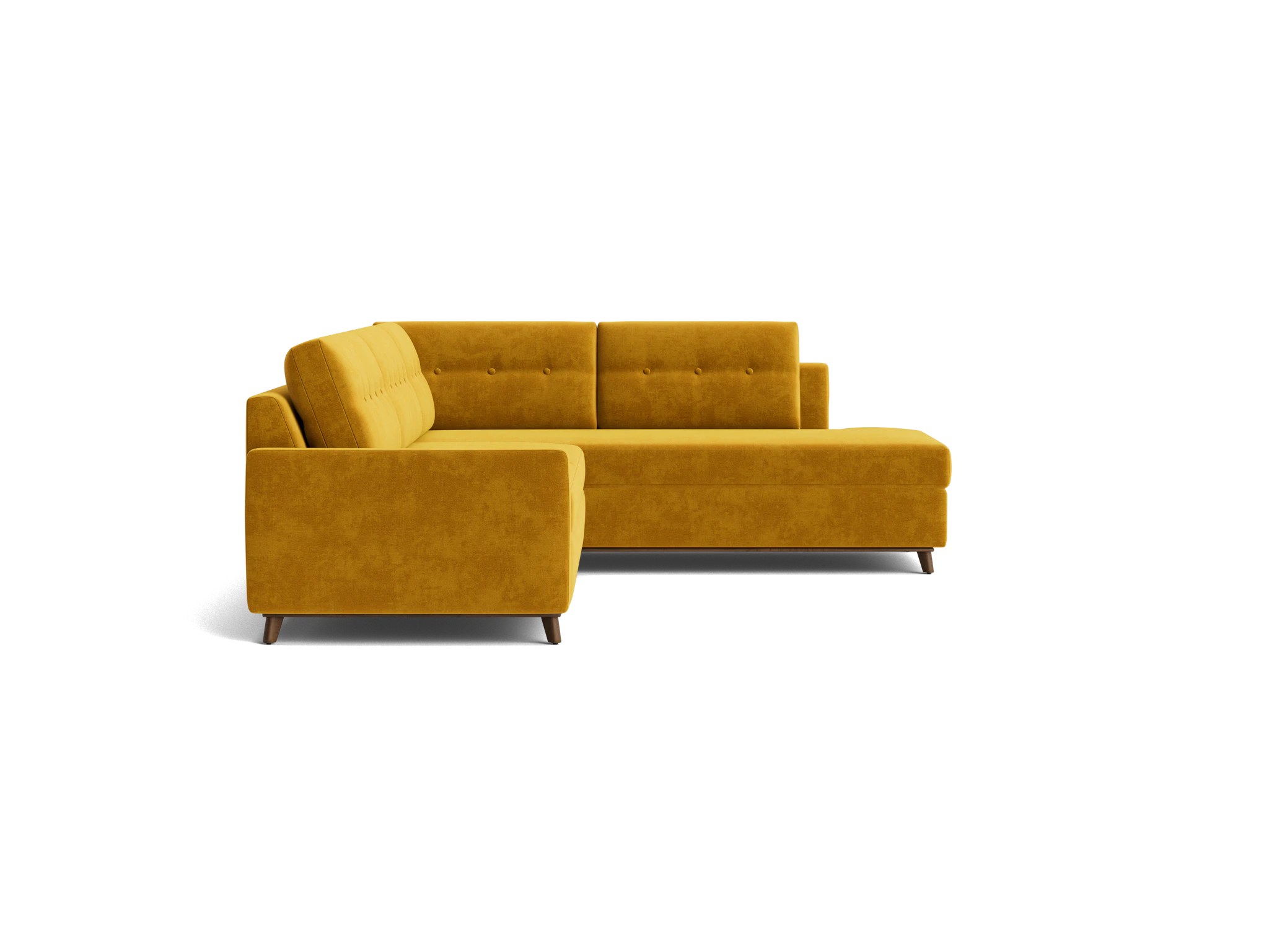 hopson bumper sleeper sectional harper amber gold