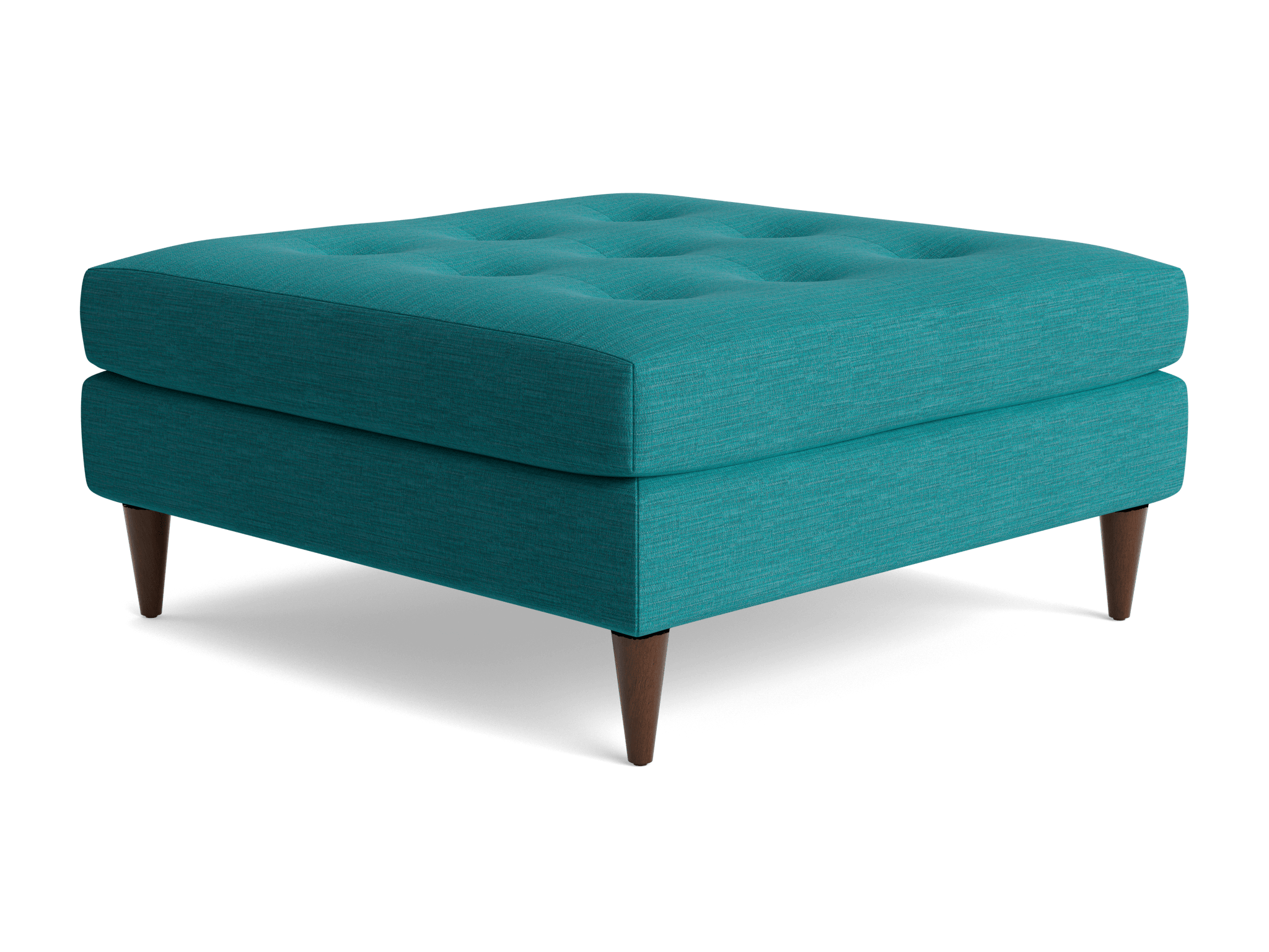 eliot ottoman lucky turquoise