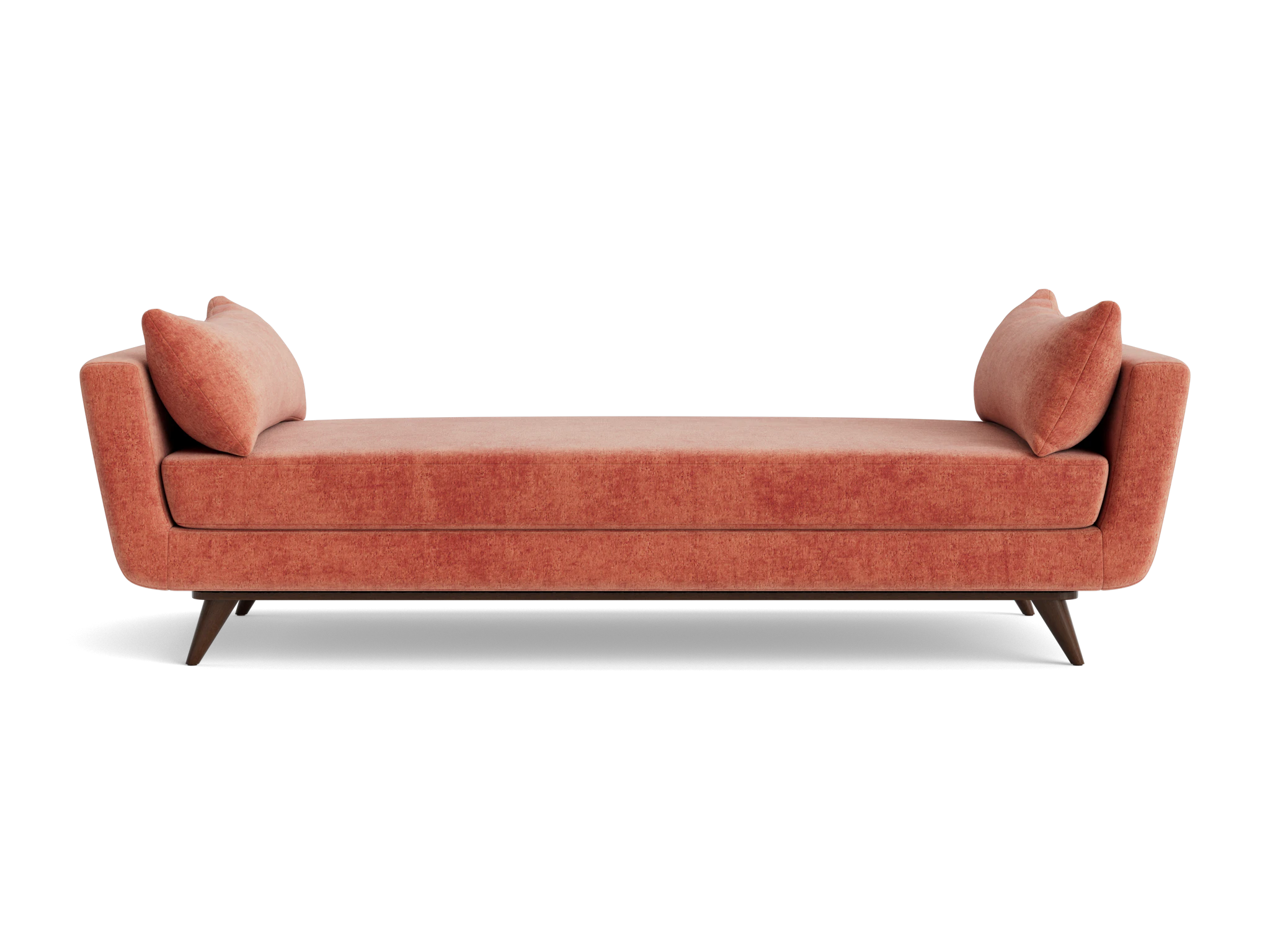 hughes daybed plush terra rose