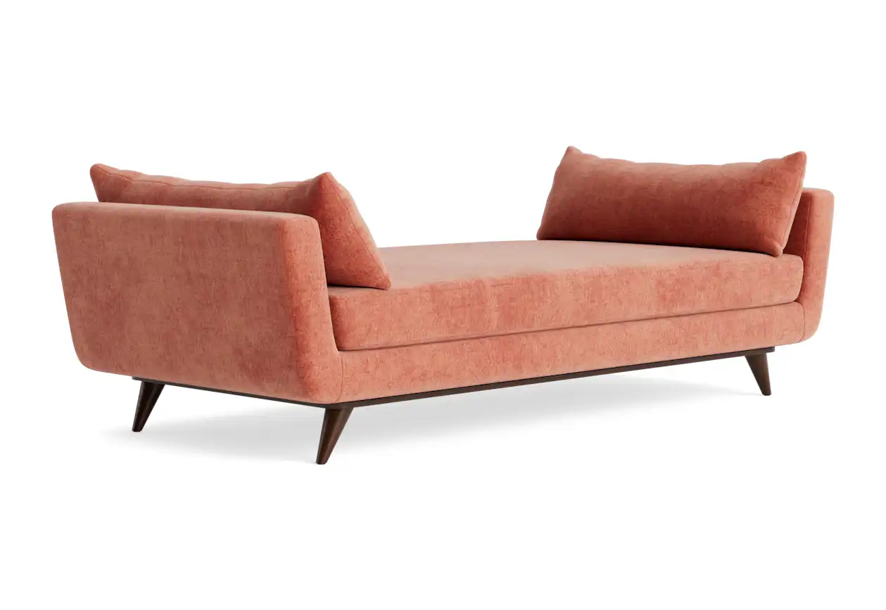 hughes daybed plush terra rose