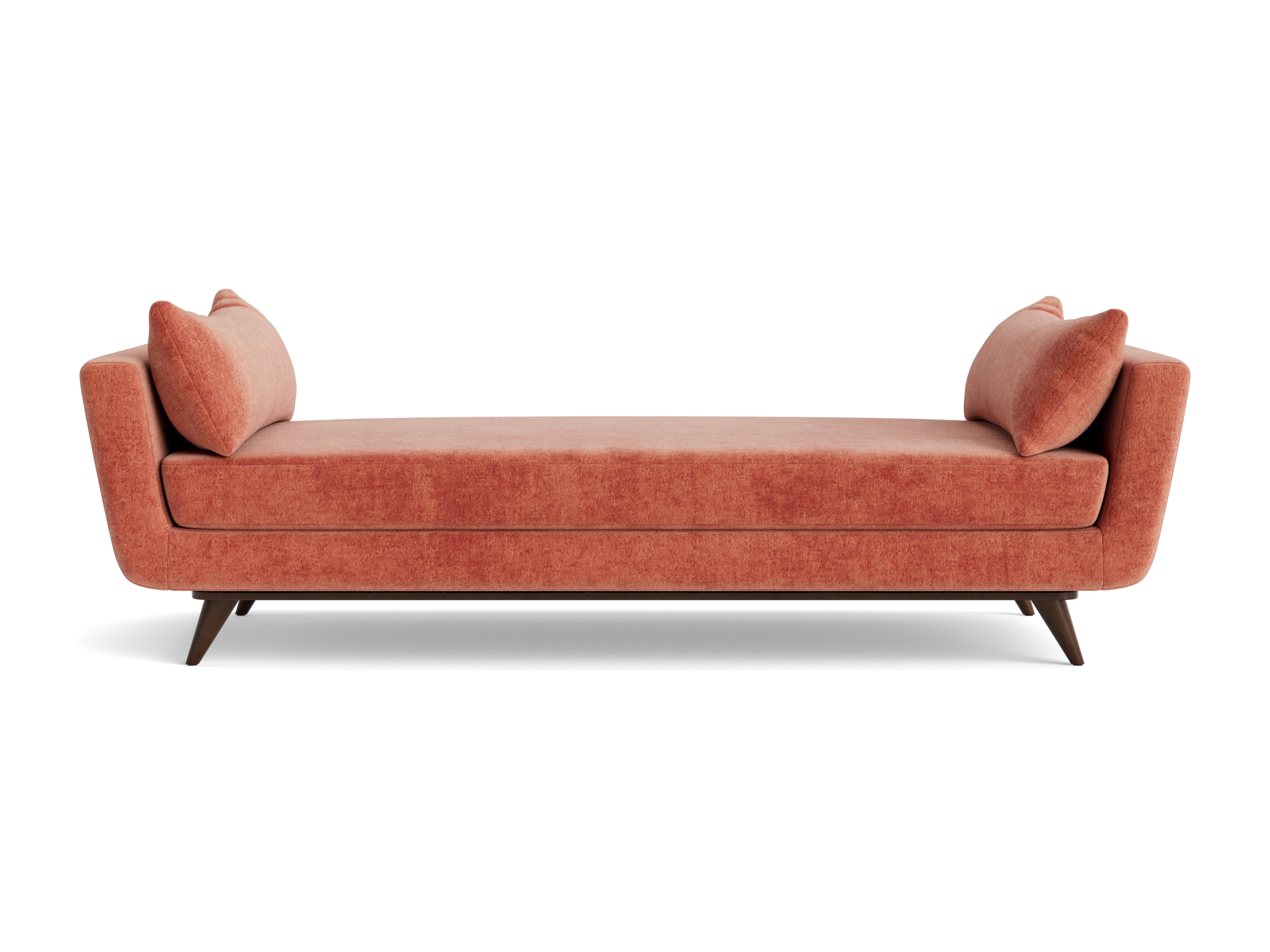 hughes daybed plush terra rose