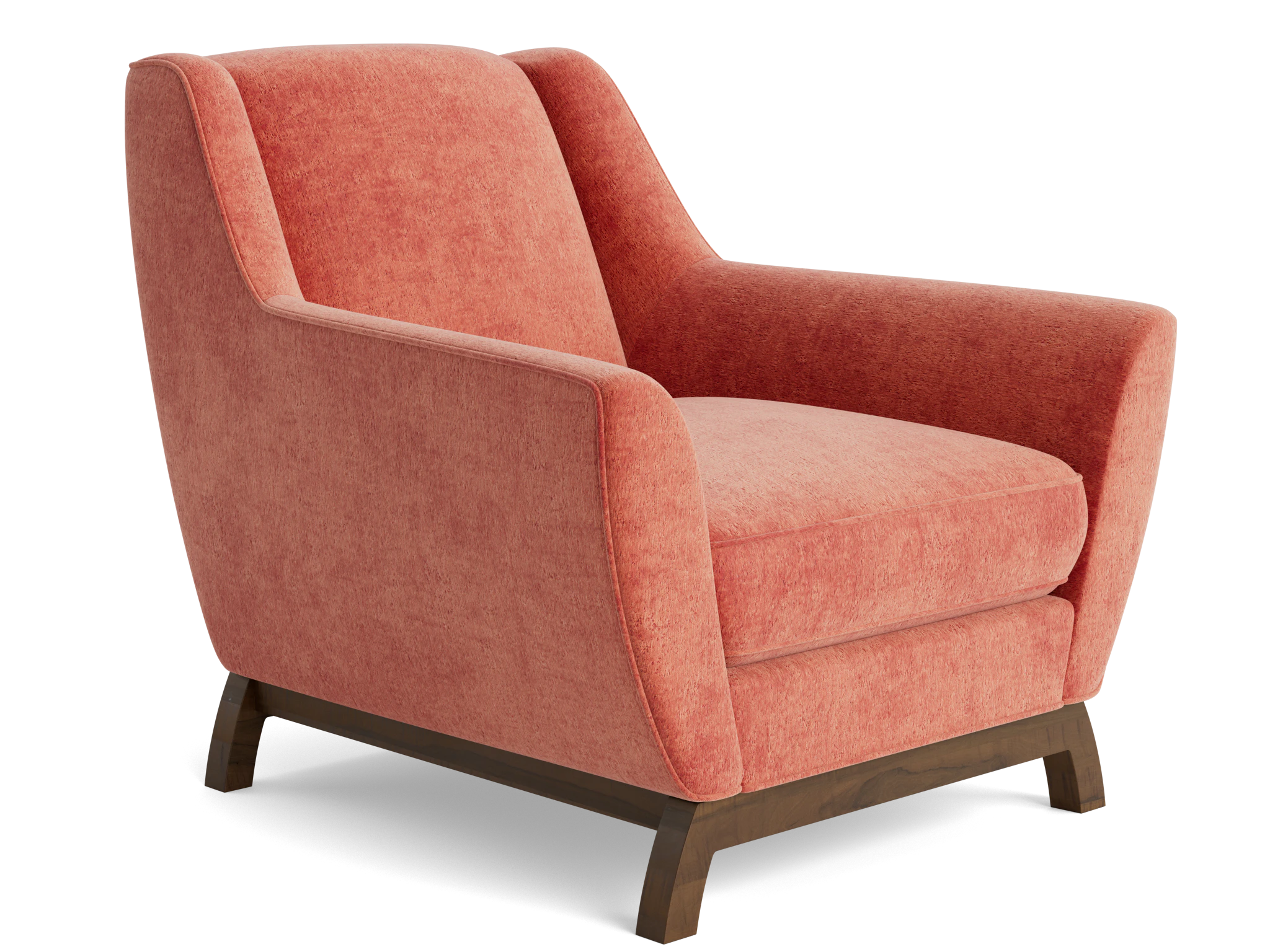 owen chair plush terra rose