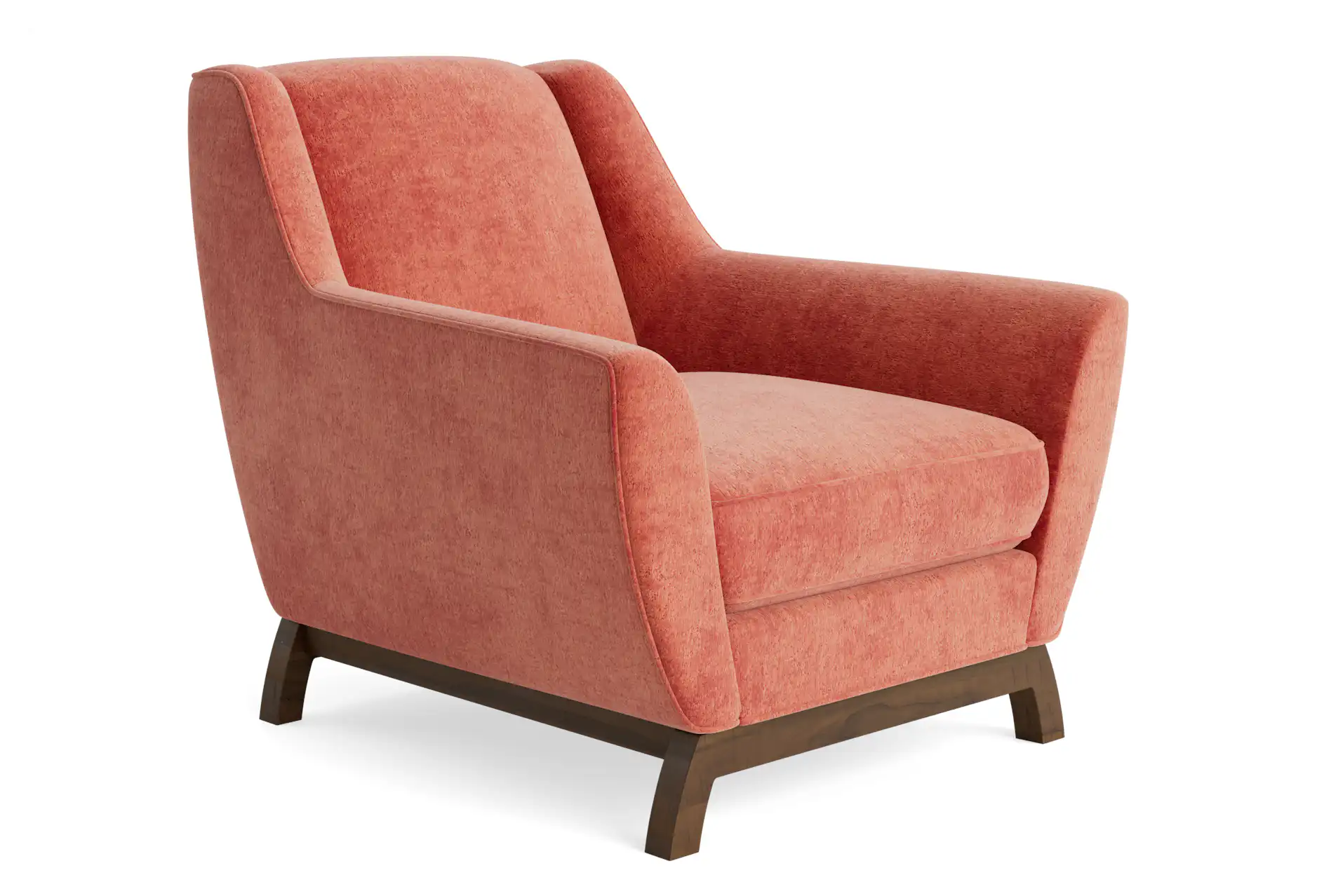 owen chair plush terra rose