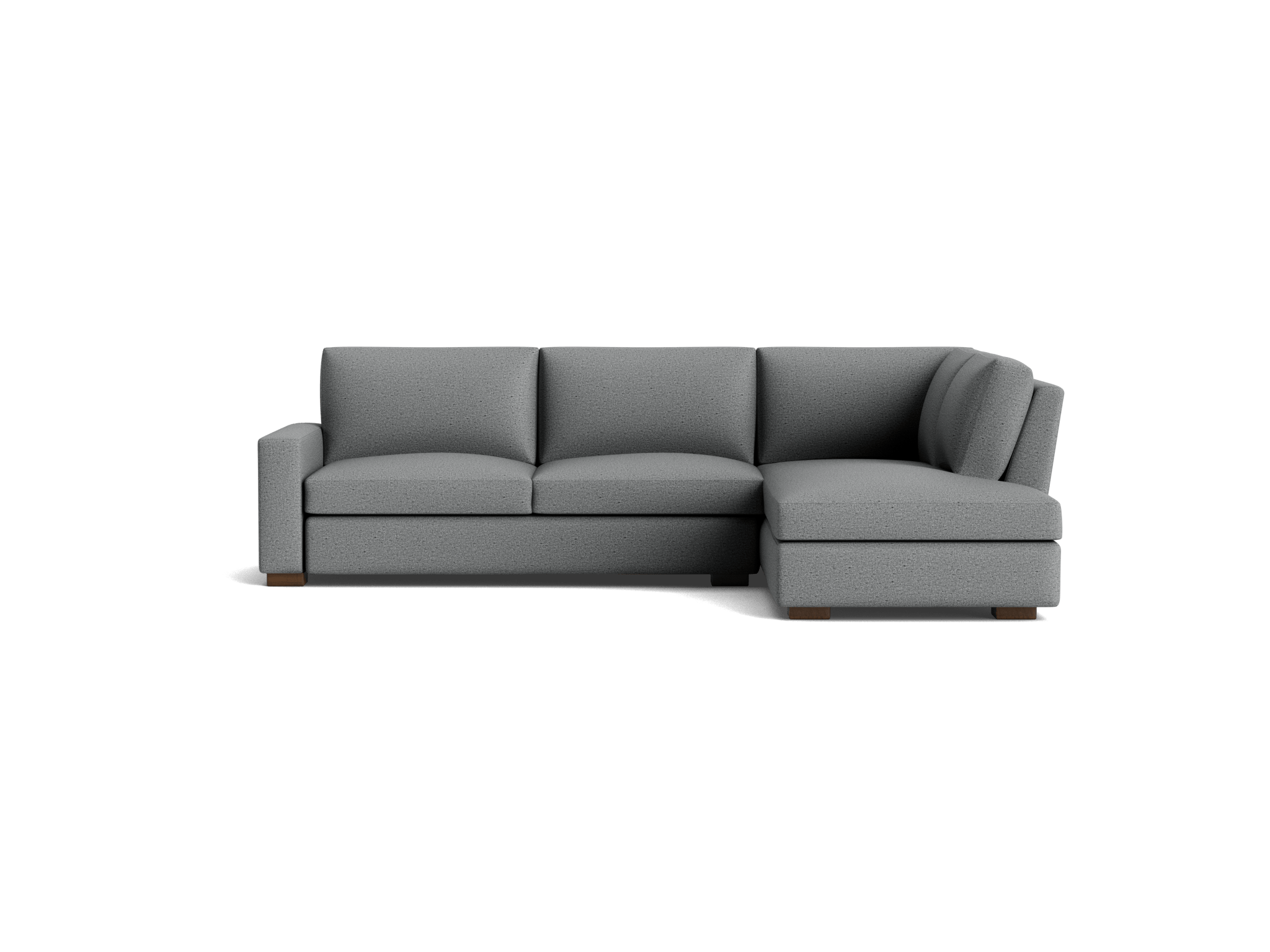 anton sectional with bumper %282 piece%29 essence ash