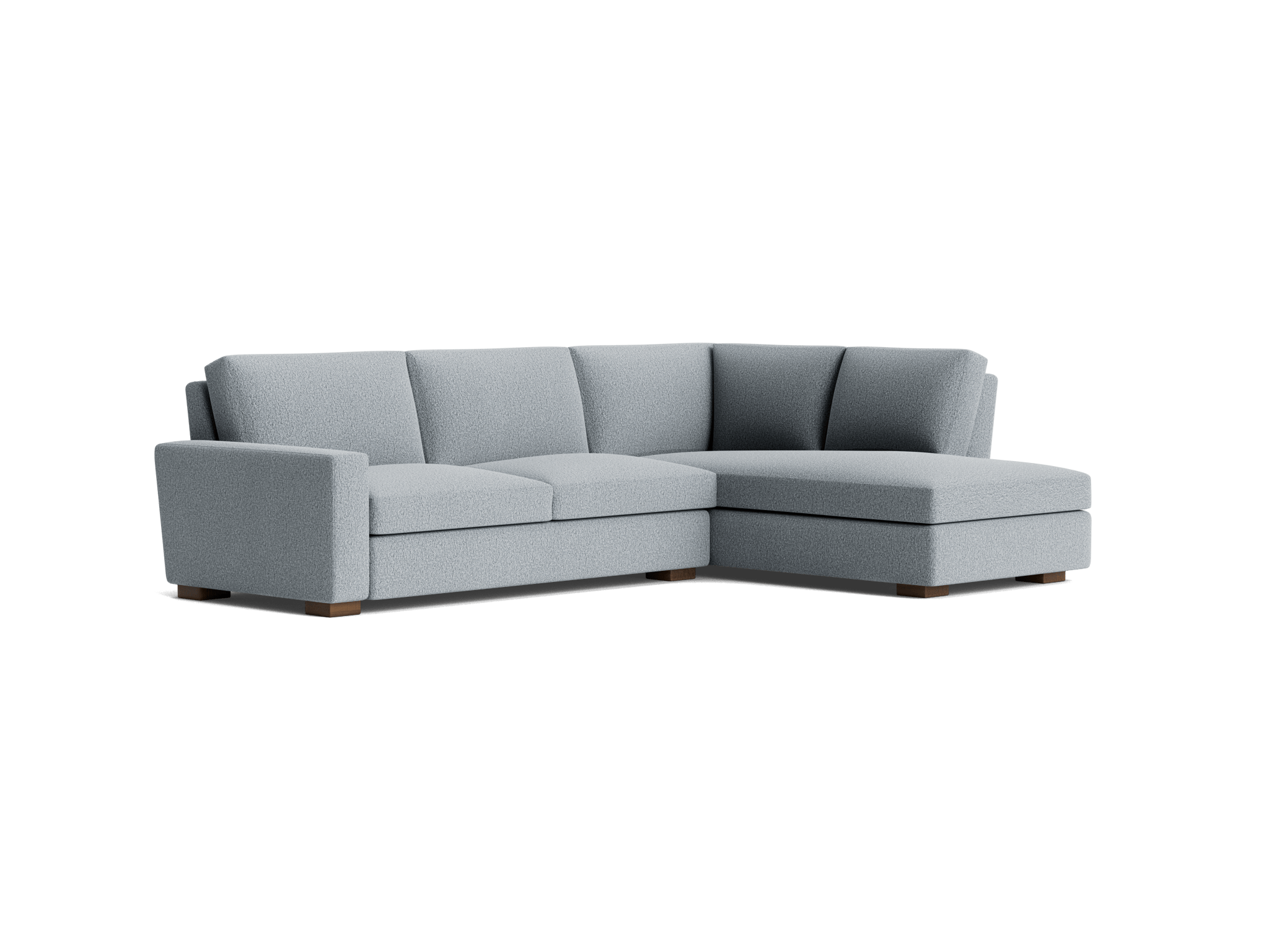 anton sectional with bumper %282 piece%29 synergy pewter