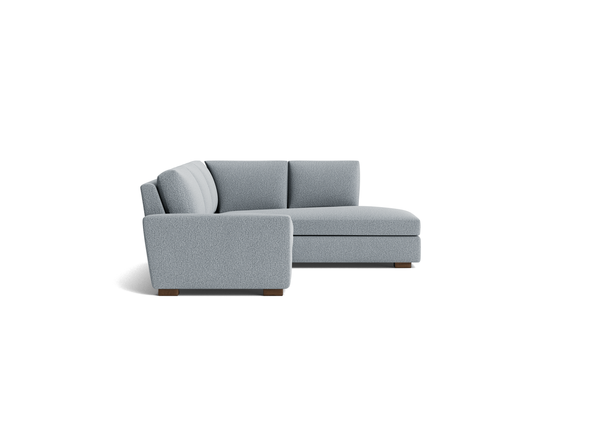 anton sectional with bumper %282 piece%29 synergy pewter