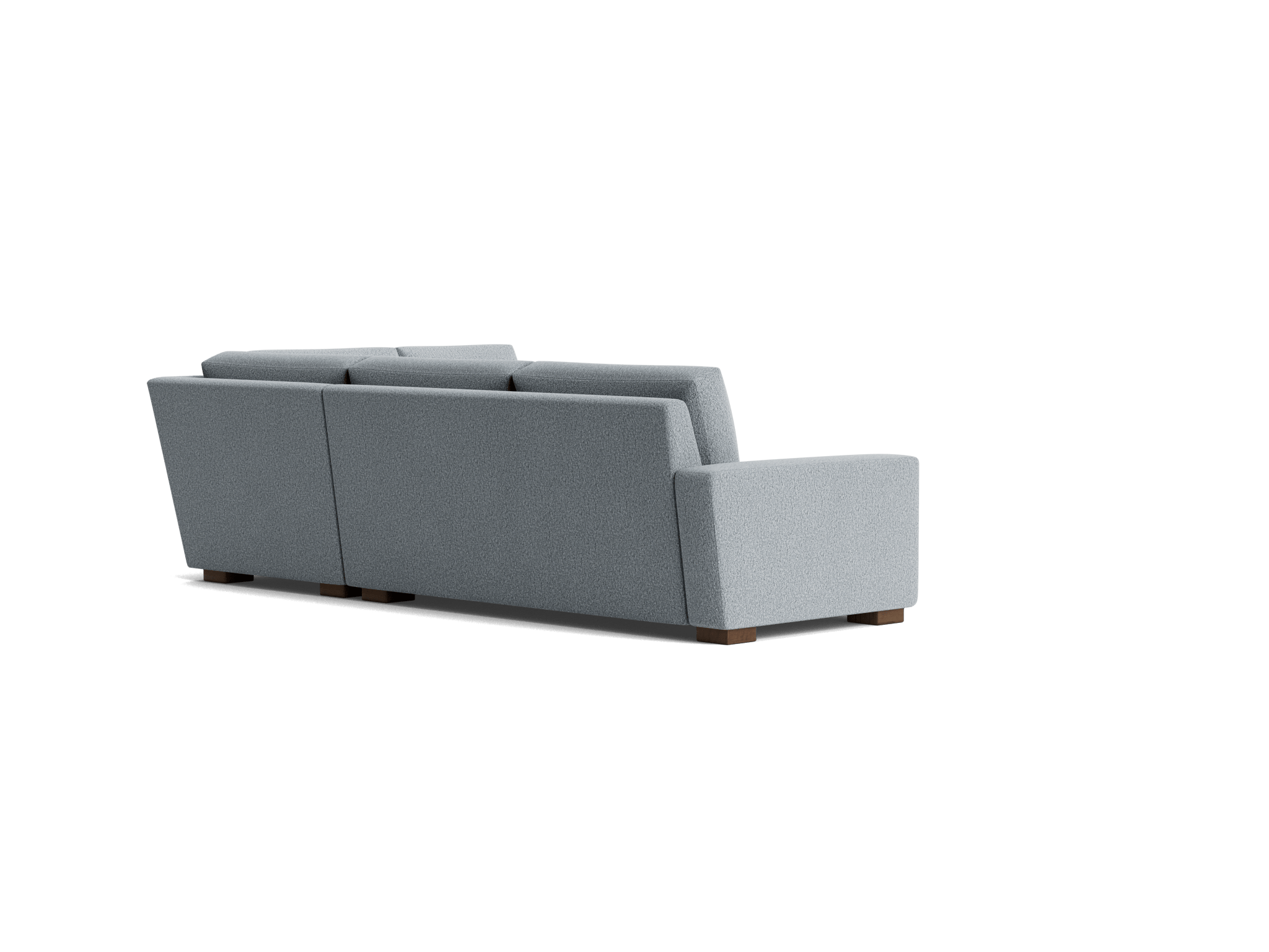 anton sectional with bumper %282 piece%29 synergy pewter