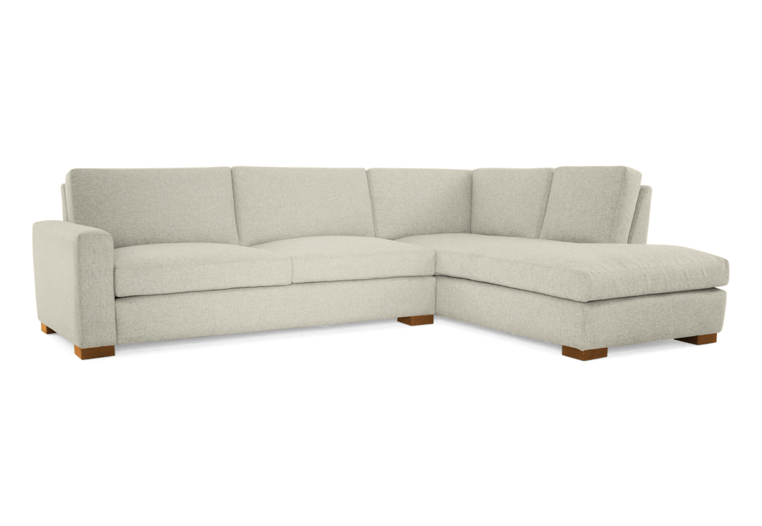 anton sectional with bumper %282 piece%29 nico oyster