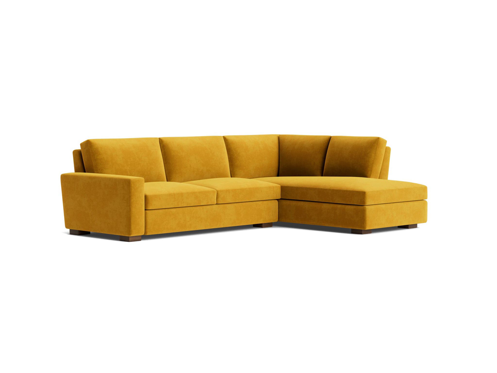 anton sectional with bumper %282 piece%29 harper amber gold