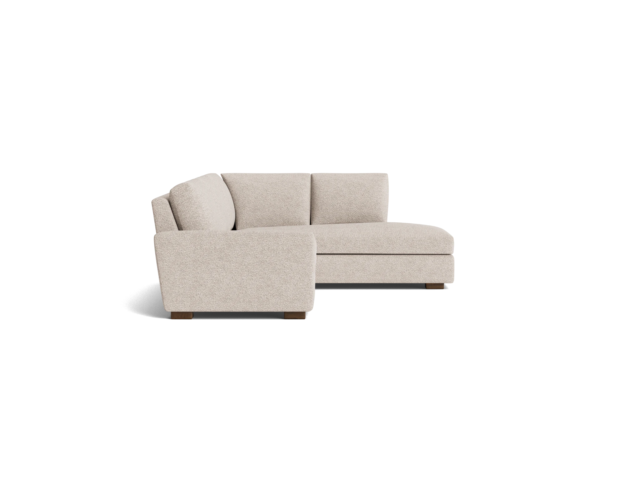 anton sectional with bumper %282 piece%29 borough cotton