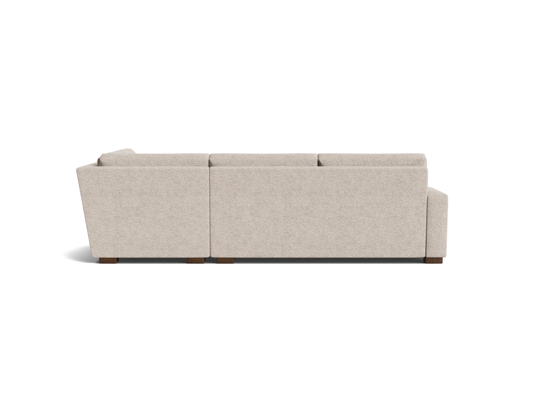 anton sectional with bumper %282 piece%29 borough cotton