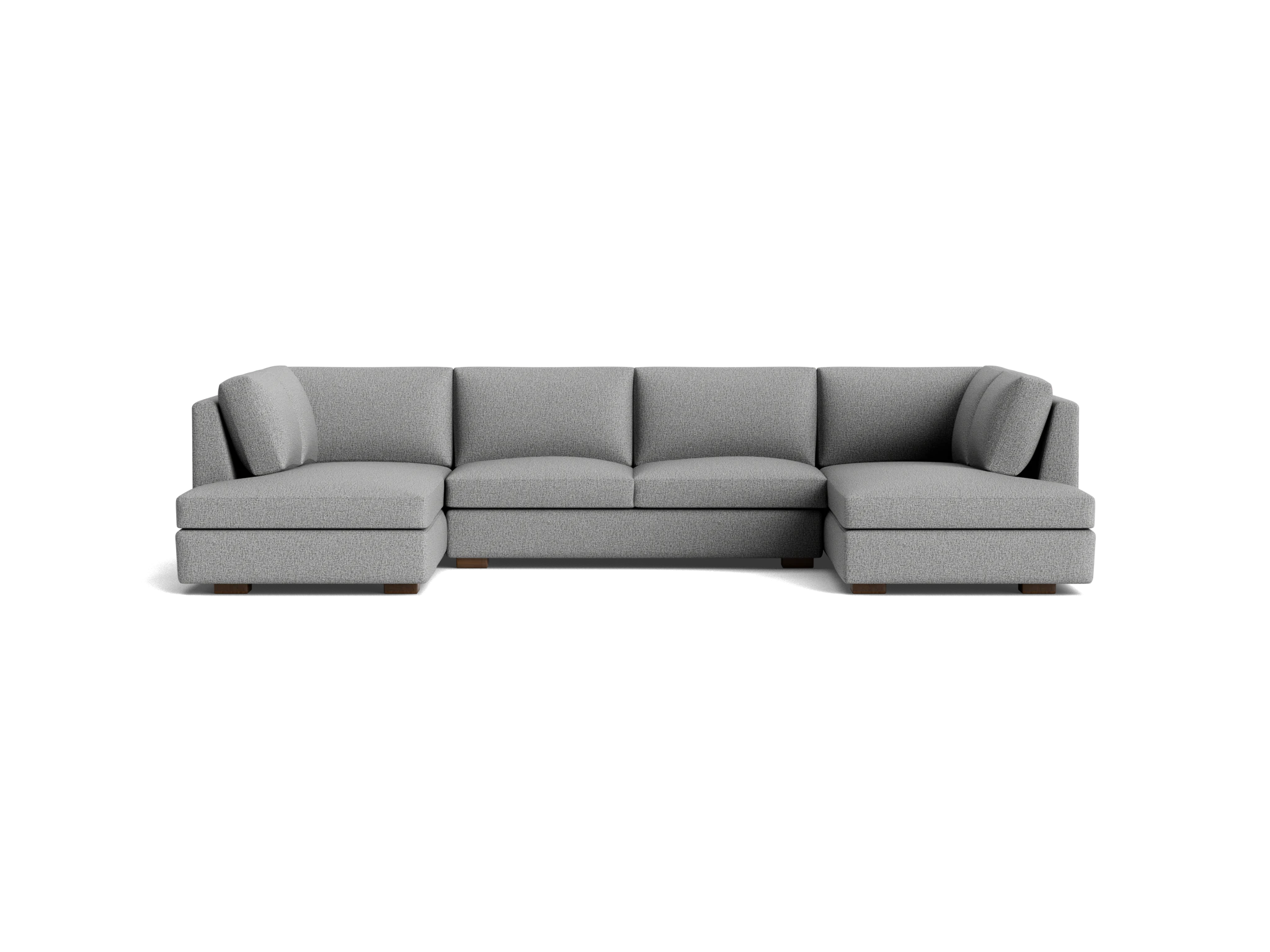anton bumper sectional %283 piece%29 taylor felt gray