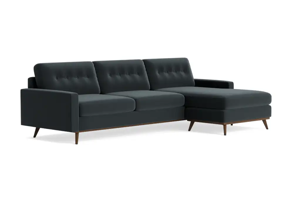 hopson reversible sectional royale gunmetal