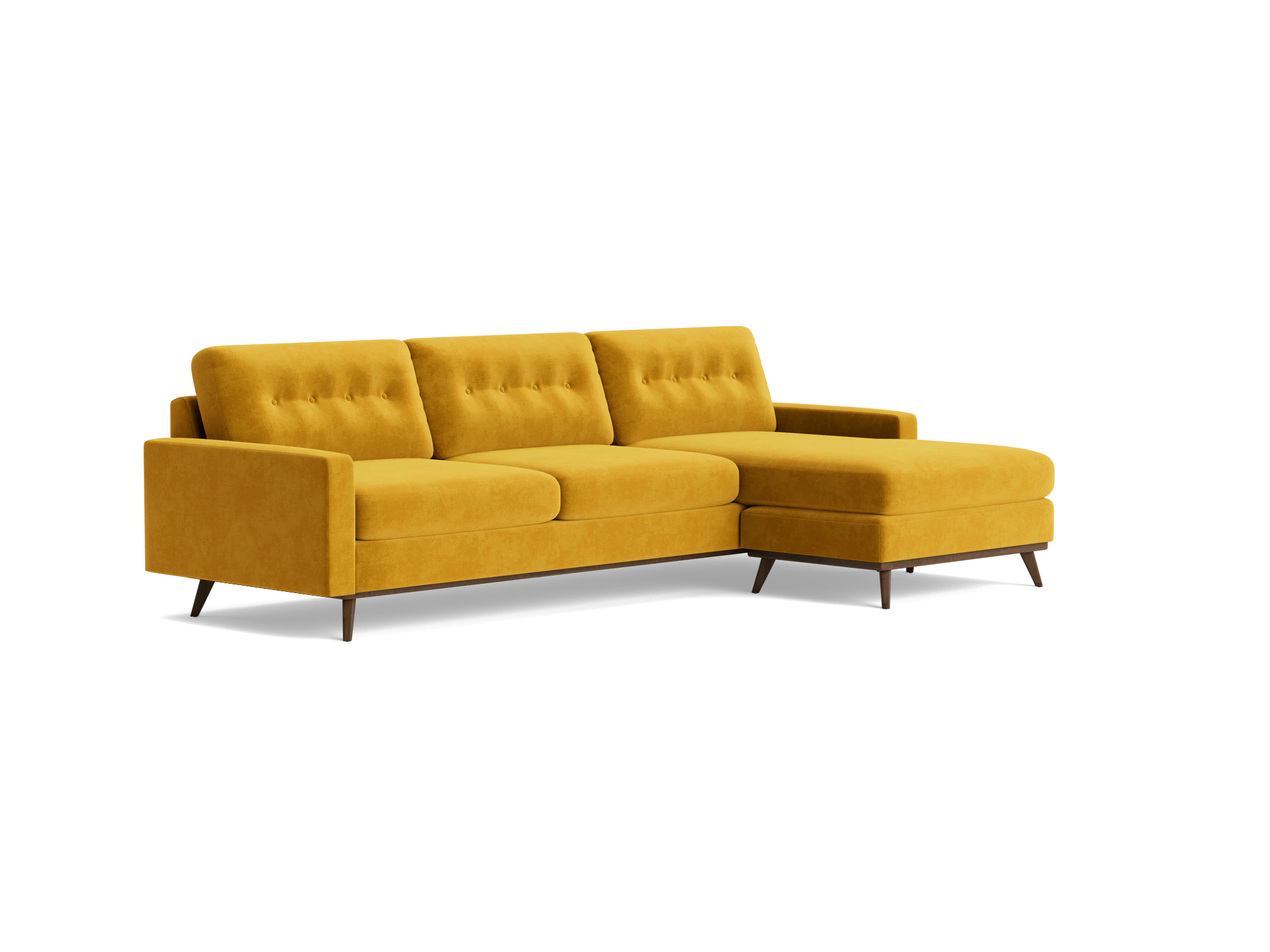 hopson reversible sectional harper amber gold