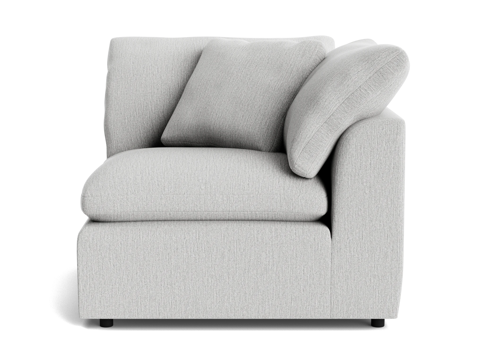 bryant corner chair sunbrella premier fog