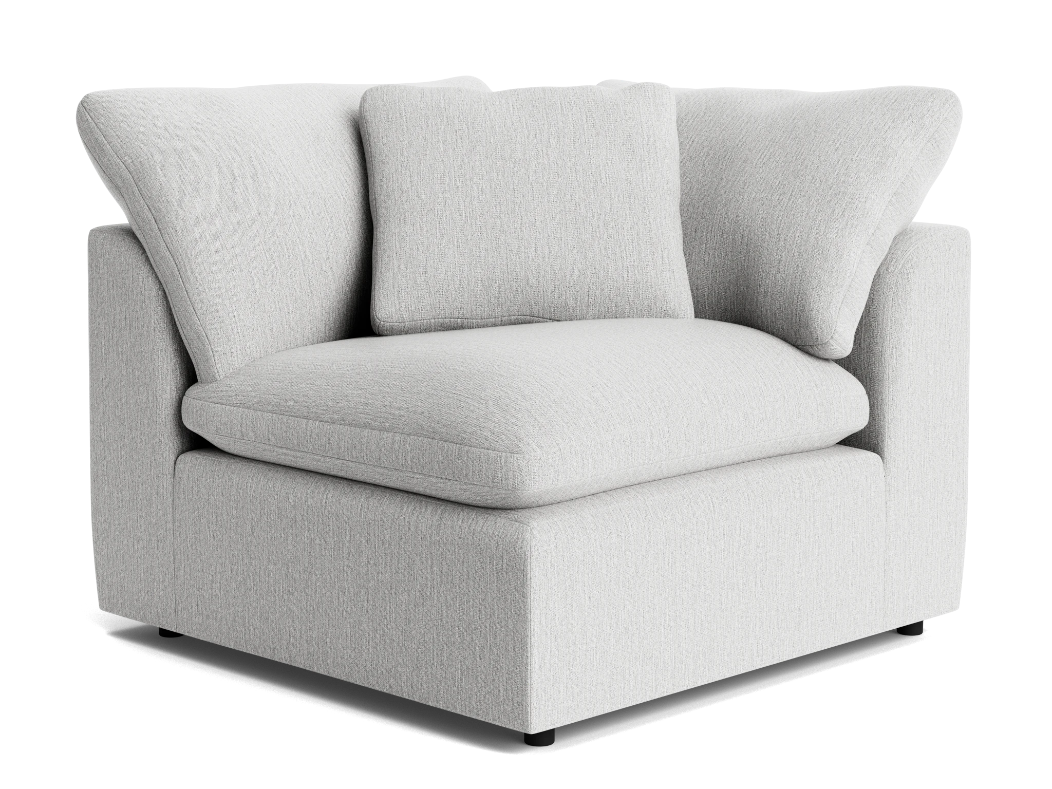 bryant corner chair sunbrella premier fog