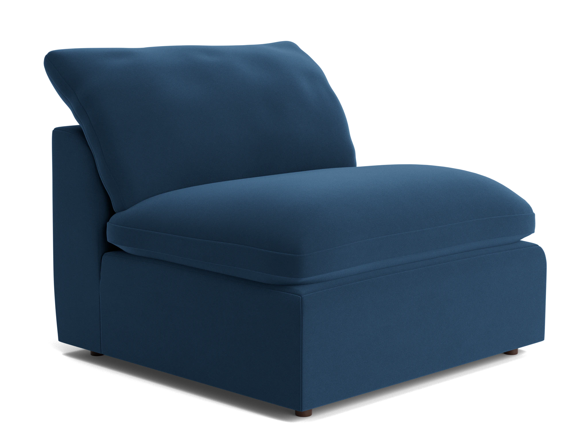 bryant armless chair royale cobalt