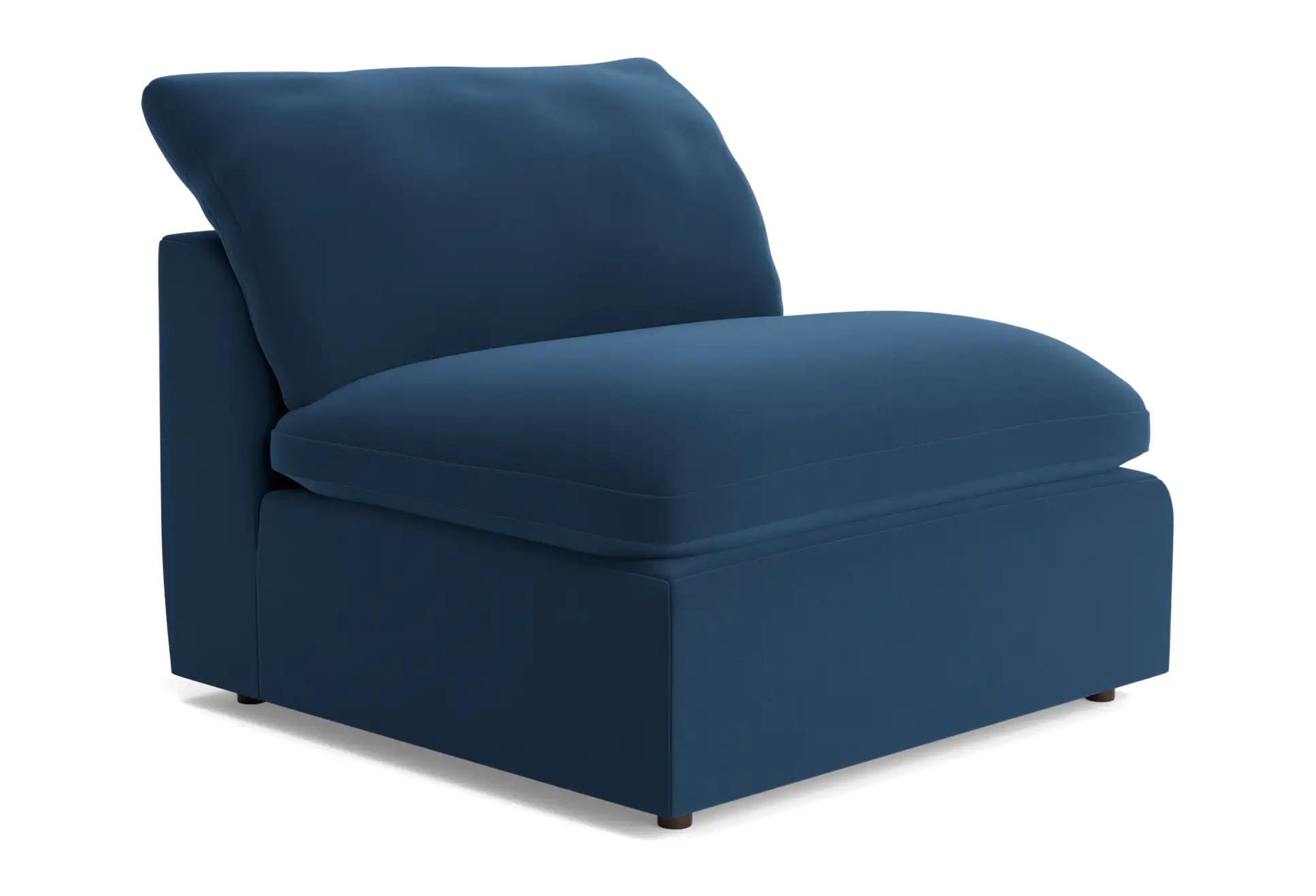 bryant armless chair royale cobalt