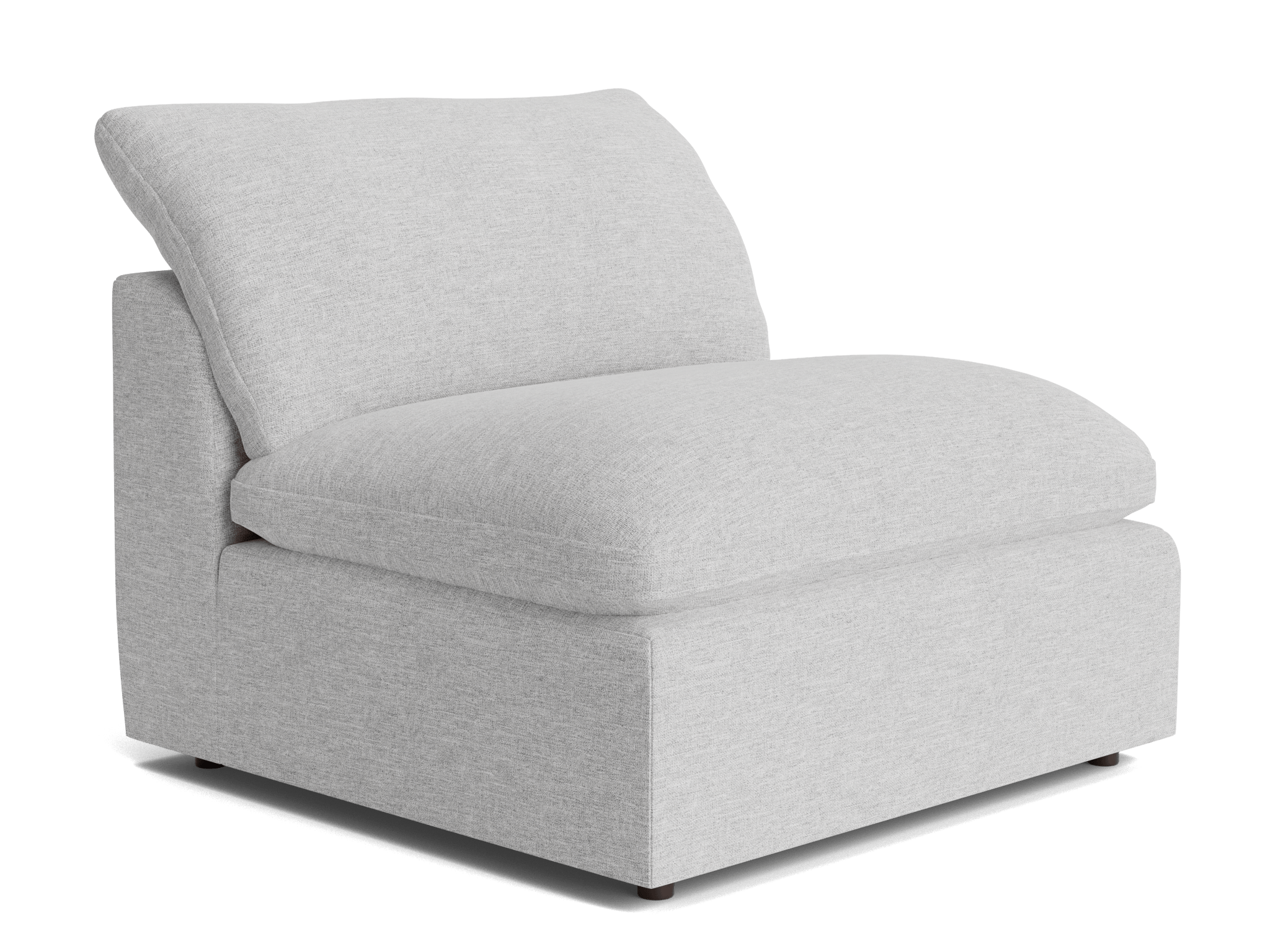 bryant armless chair milo dove