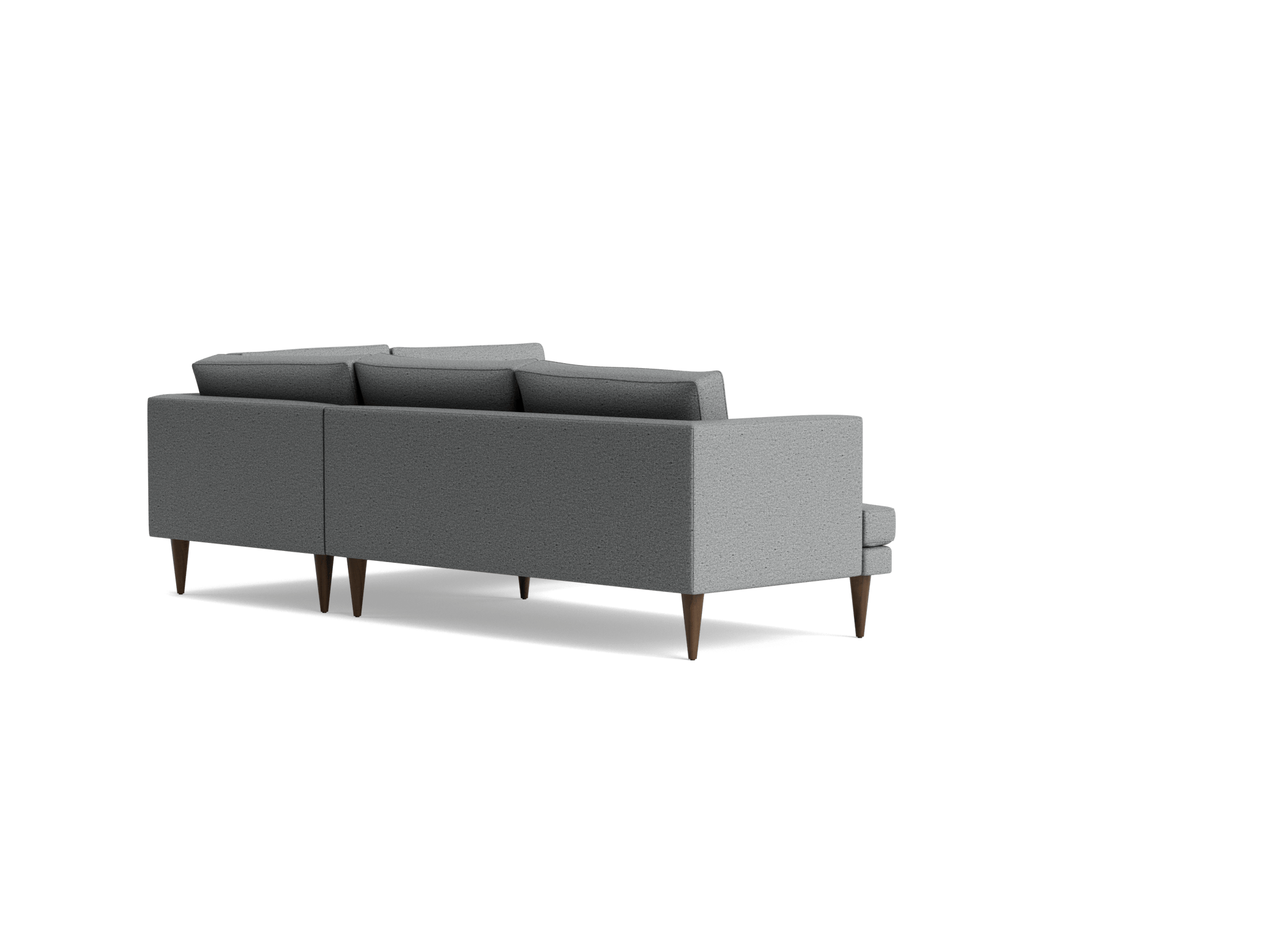 preston sectional with bumper %282 piece%29 essence ash