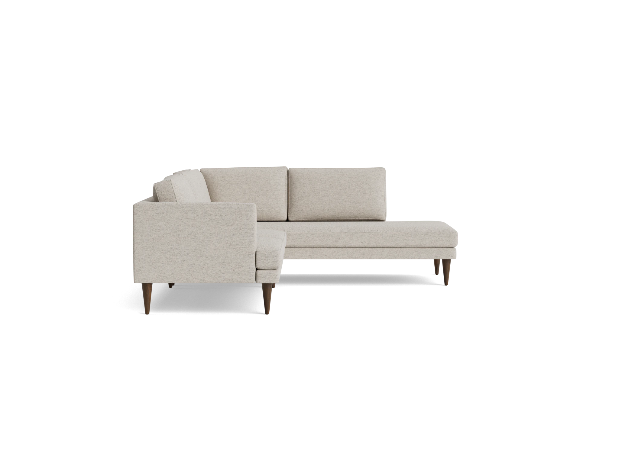 preston sectional with bumper %282 piece%29 merit dove